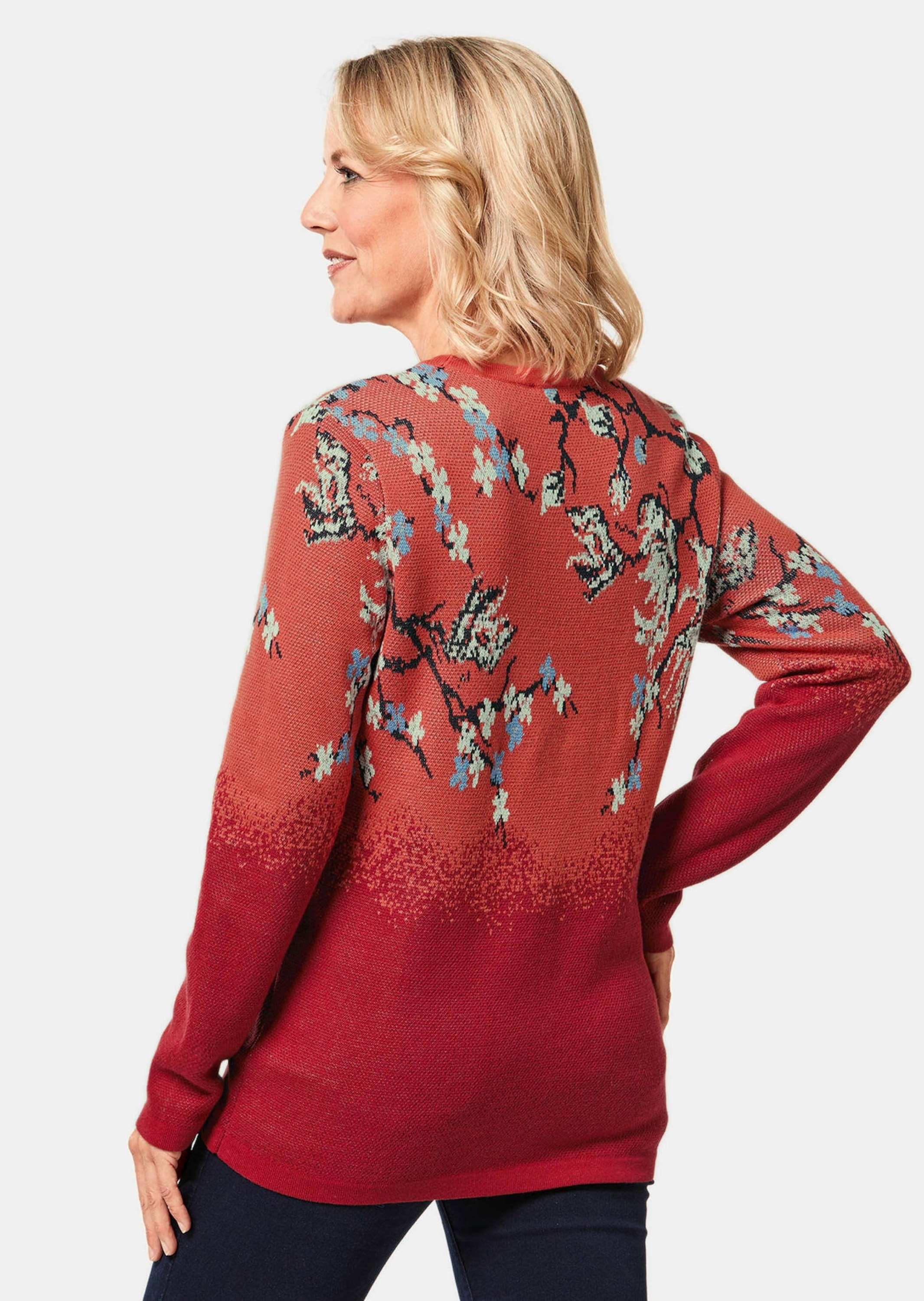 GOLDNER Strickpullover »Stilvoller Jacquardpullover mit schöner Optik«
