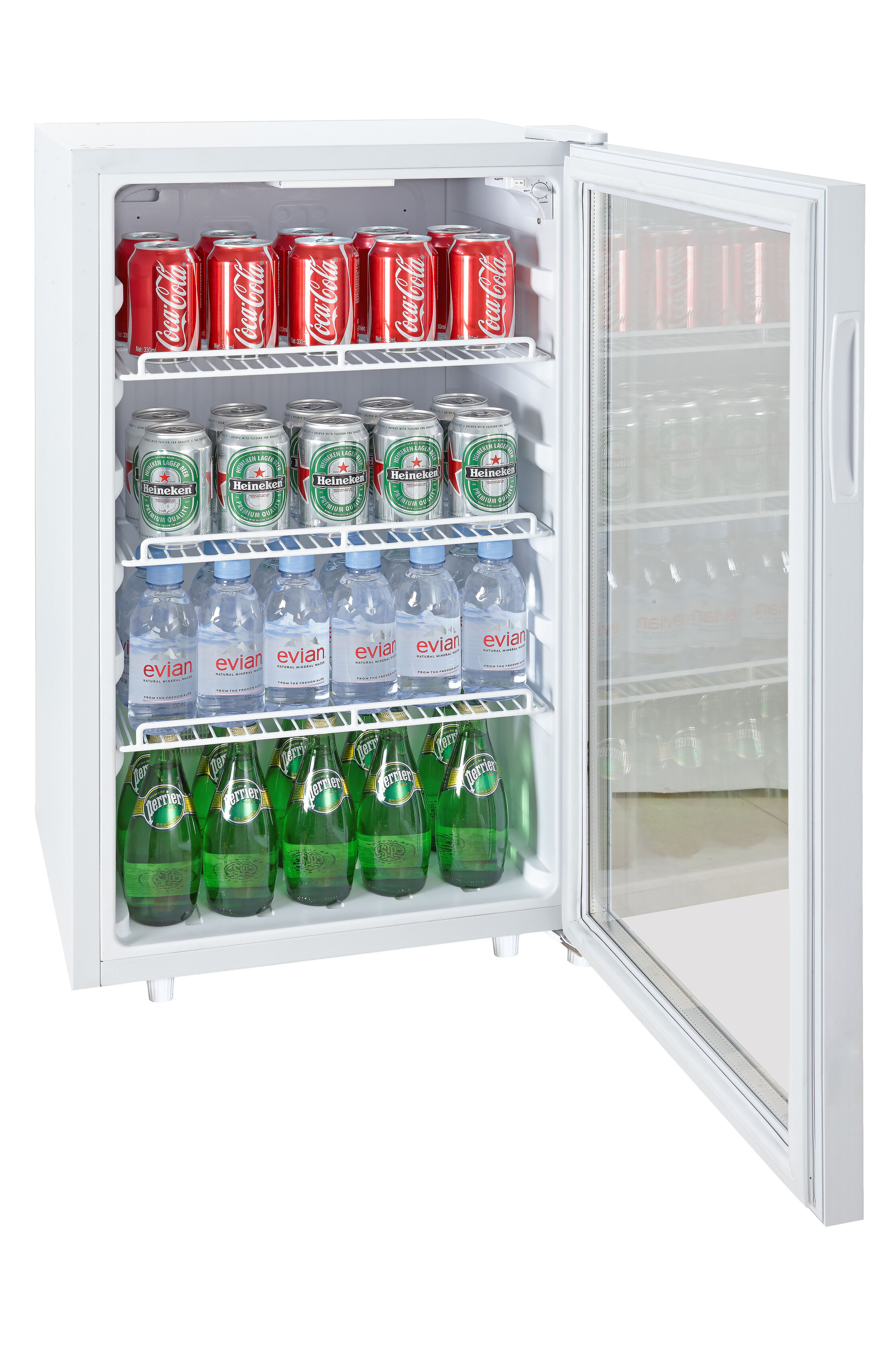 Getränkekühlschrank, G-KS 1695, 85,2 cm hoch, 48 cm breit, Platz für 70 Dosen oder 44...