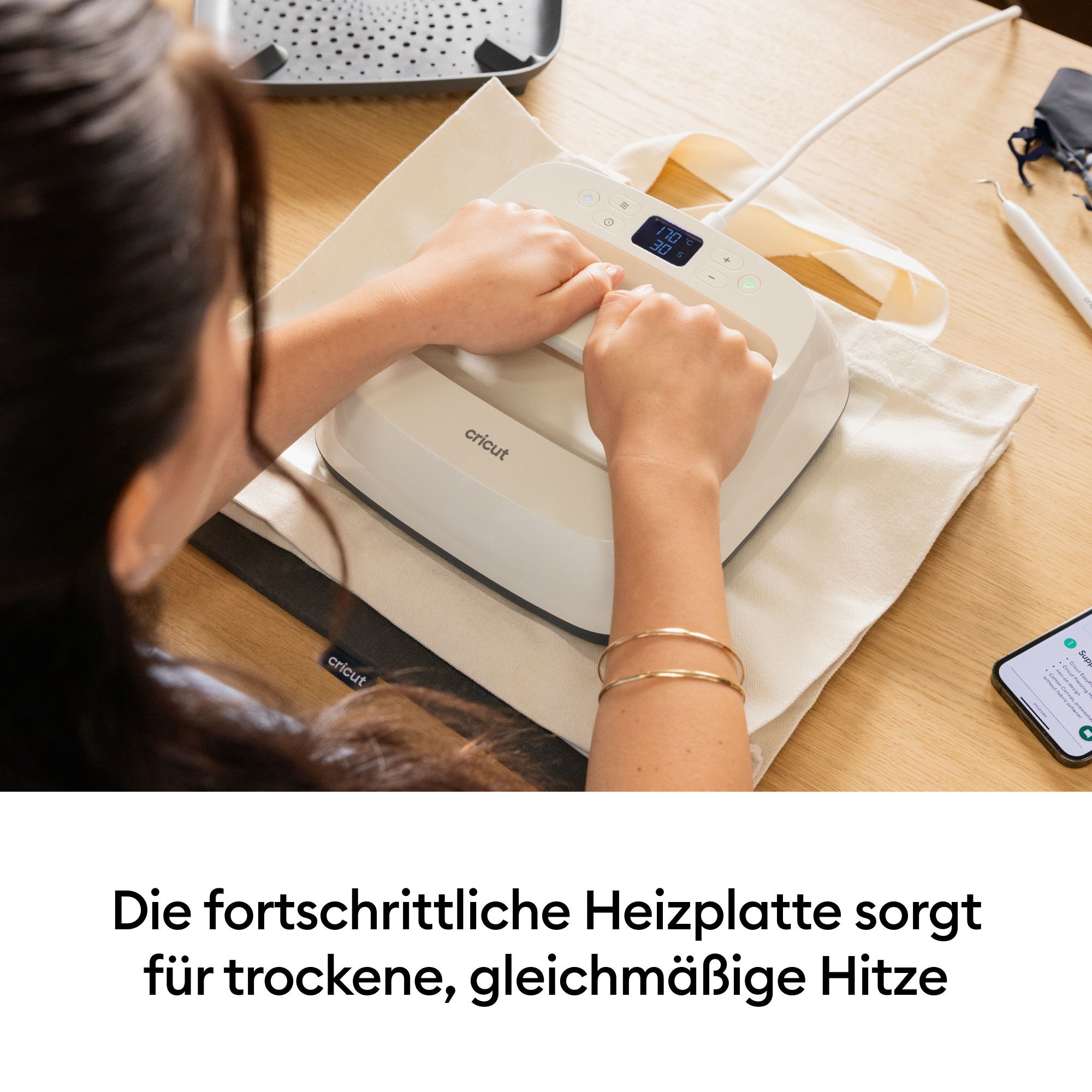 Cricut Transferpresse »EasyPress™ 3 – 22,5 cm x 22,5 cm« 22,5 cmx22,5 cm