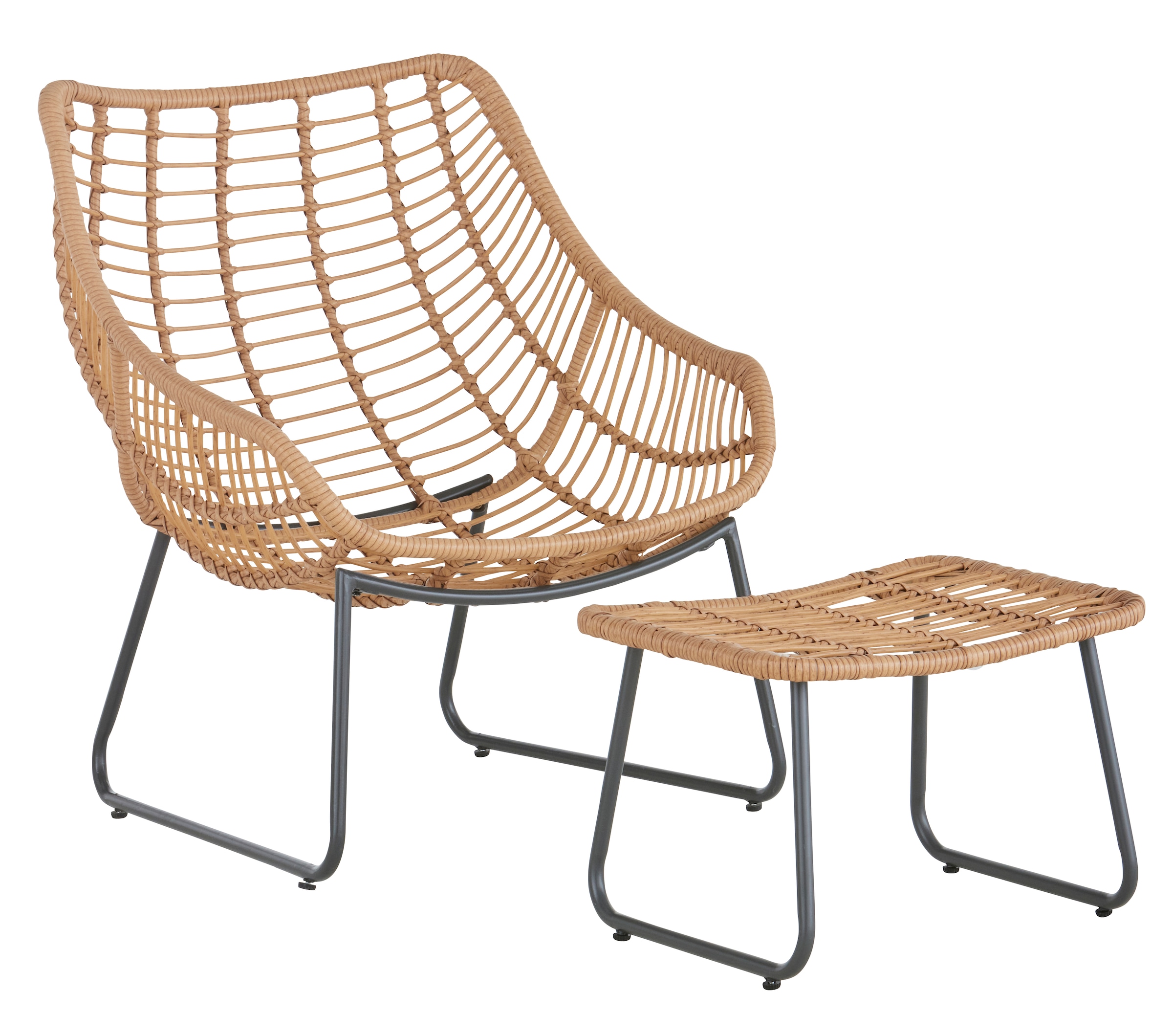 Guido Maria Kretschmer Home&Living Gartenlounge-Set »Naxos«, (9 tlg.), mit natürlichem Look und gemütlichen Kissen
