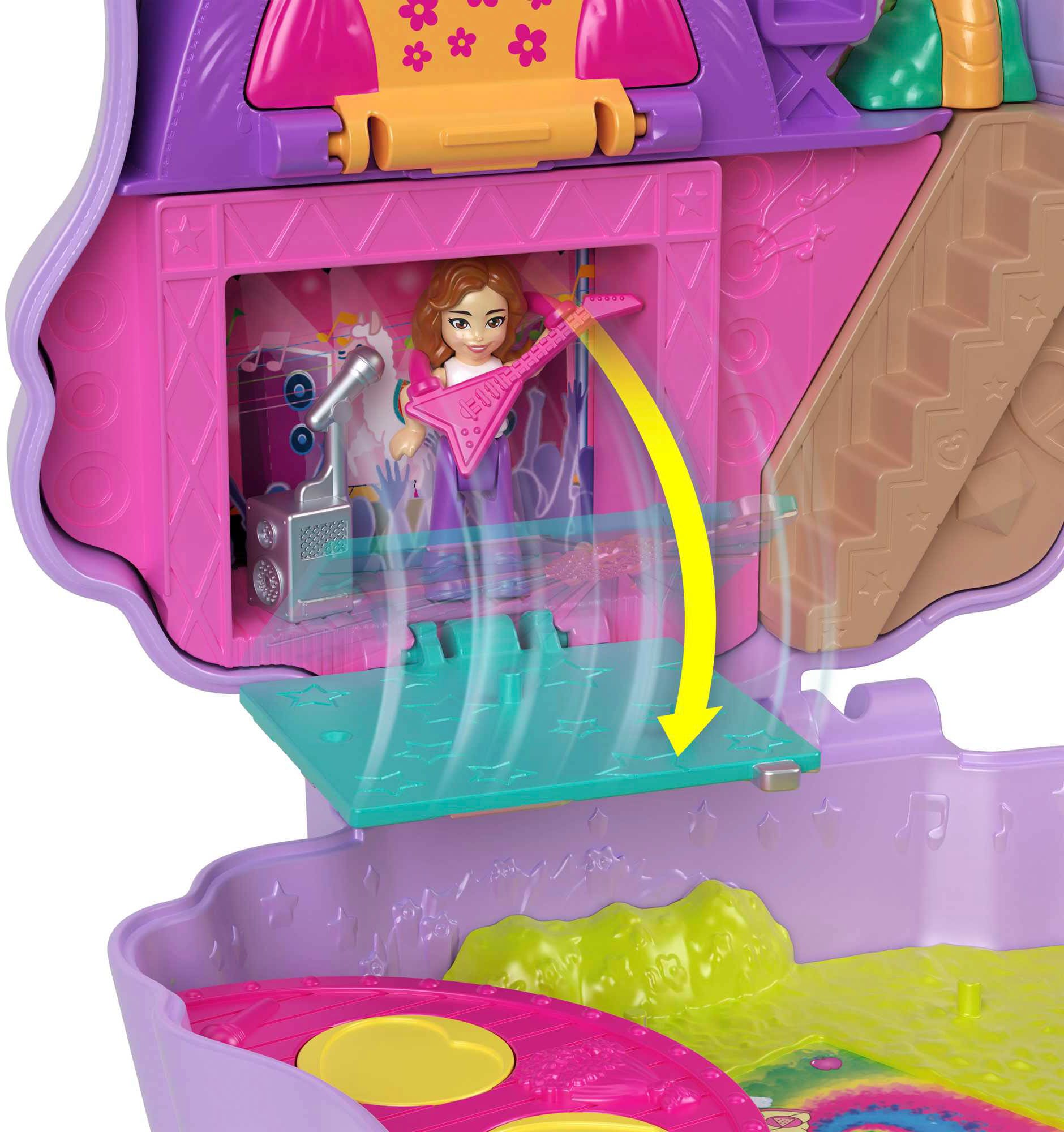 Polly Pocket Spielwelt »Camp Abenteuer Lama Schatulle«, mit 2 Puppen und Zubehör