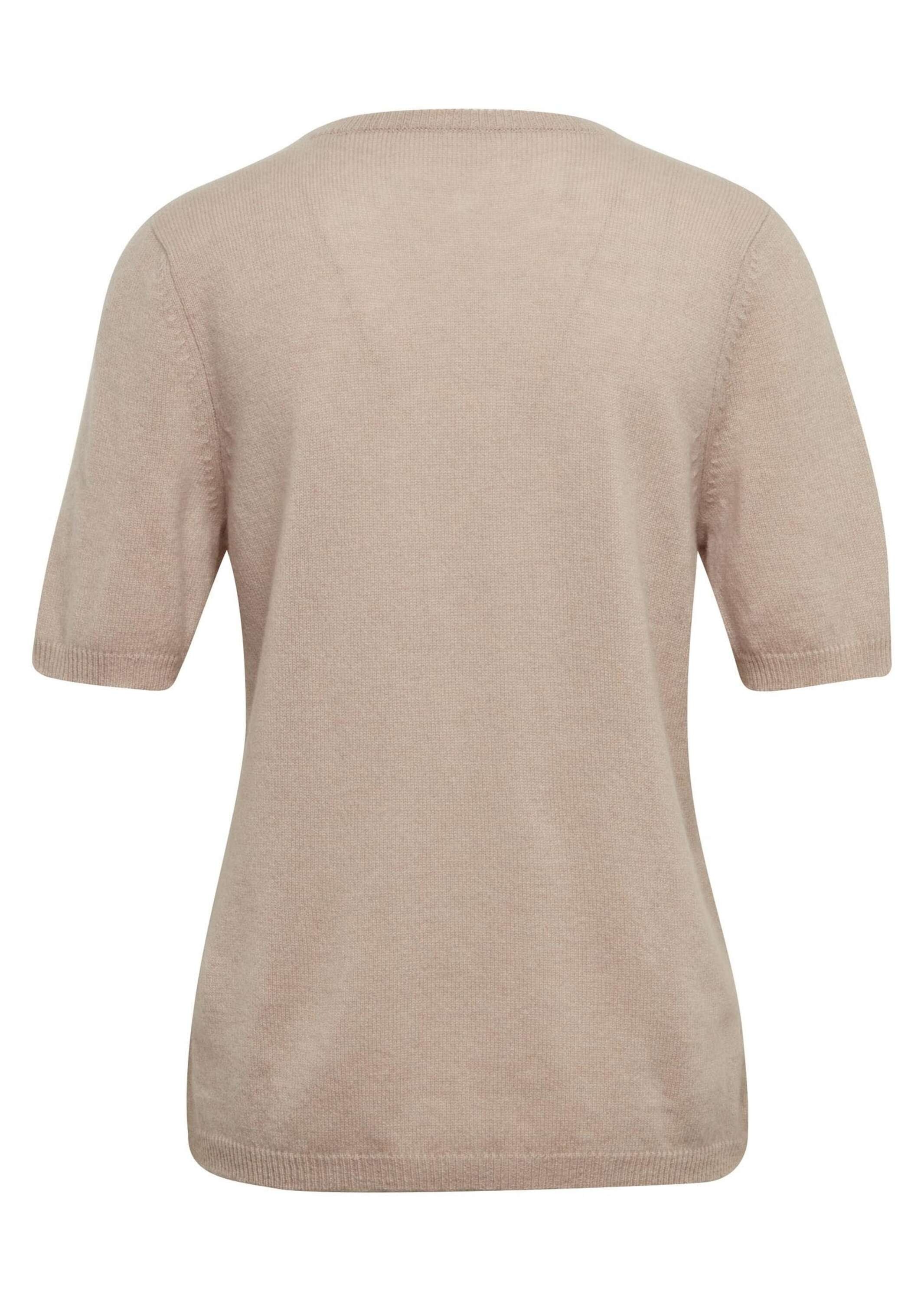 GOLDNER Kurzarmpullover »Halbarmpullover mit Rundhals aus Kaschmir«