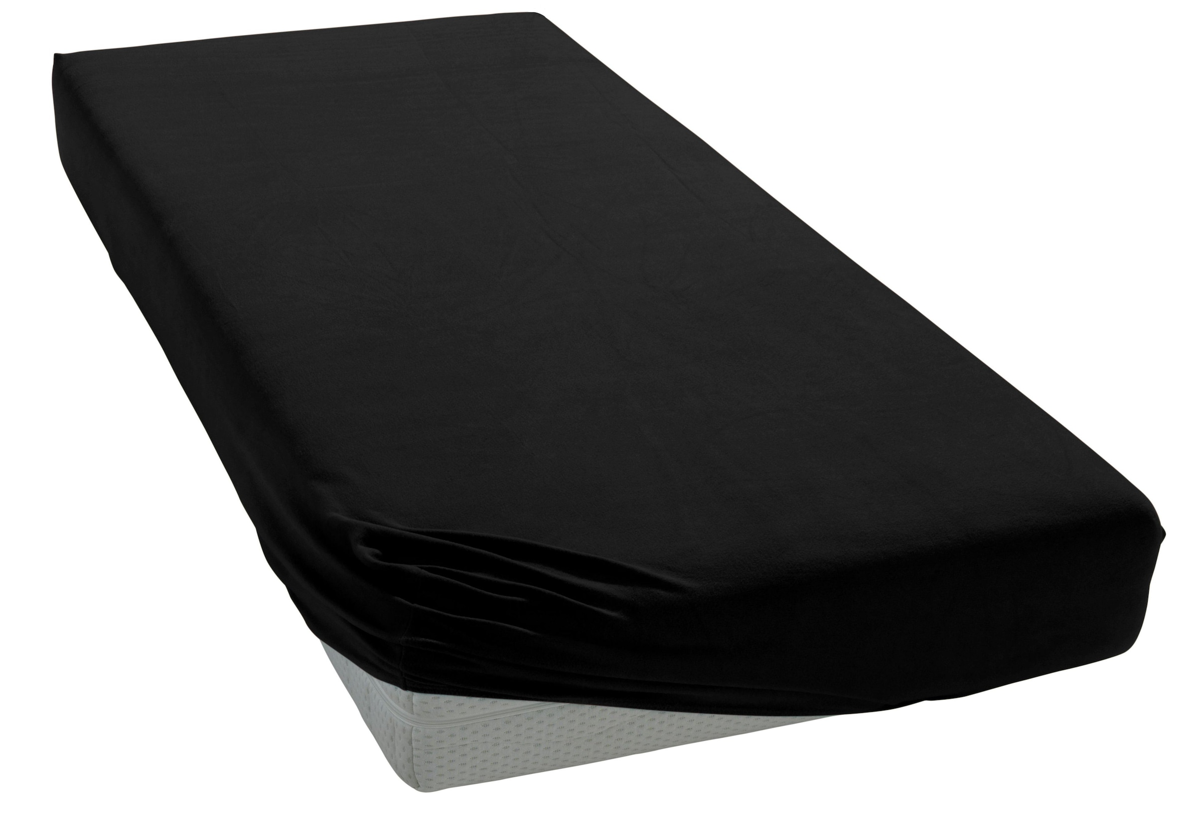 bellana Spannbettlaken »bellana Luxuszwirn mit Elasthan, Jersey 175 g/m², faltenfrei« gezwirnte Baumwolle mit Elasthan, bis 35cm Matratzenhöhe, bügelfrei