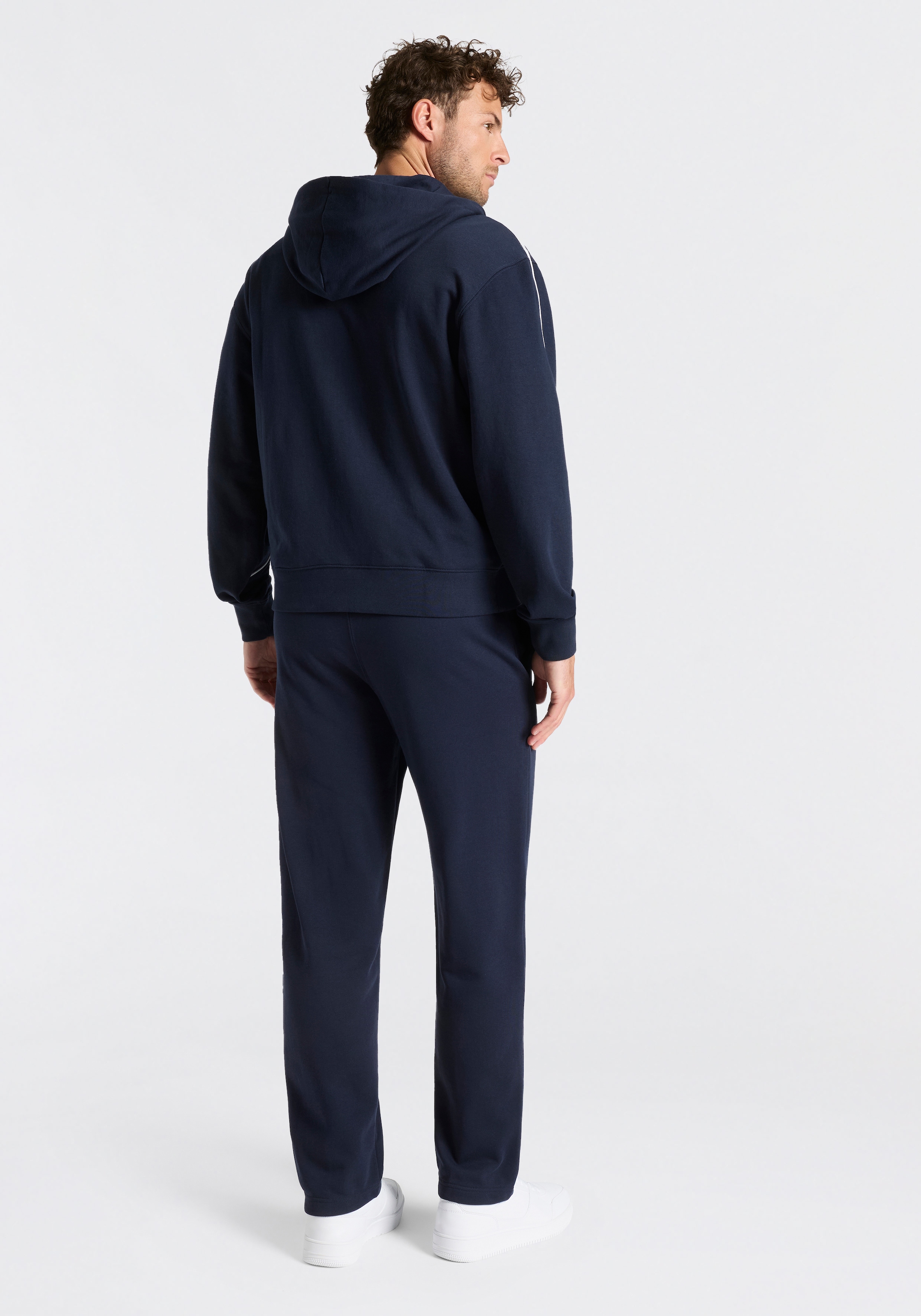 Champion Jogginganzug »Terry Hooded Full Zip Sweatshirt« 2 tlg. mit Kapuze, mit durchgehendem Reißverschluss, sportlicher Stil