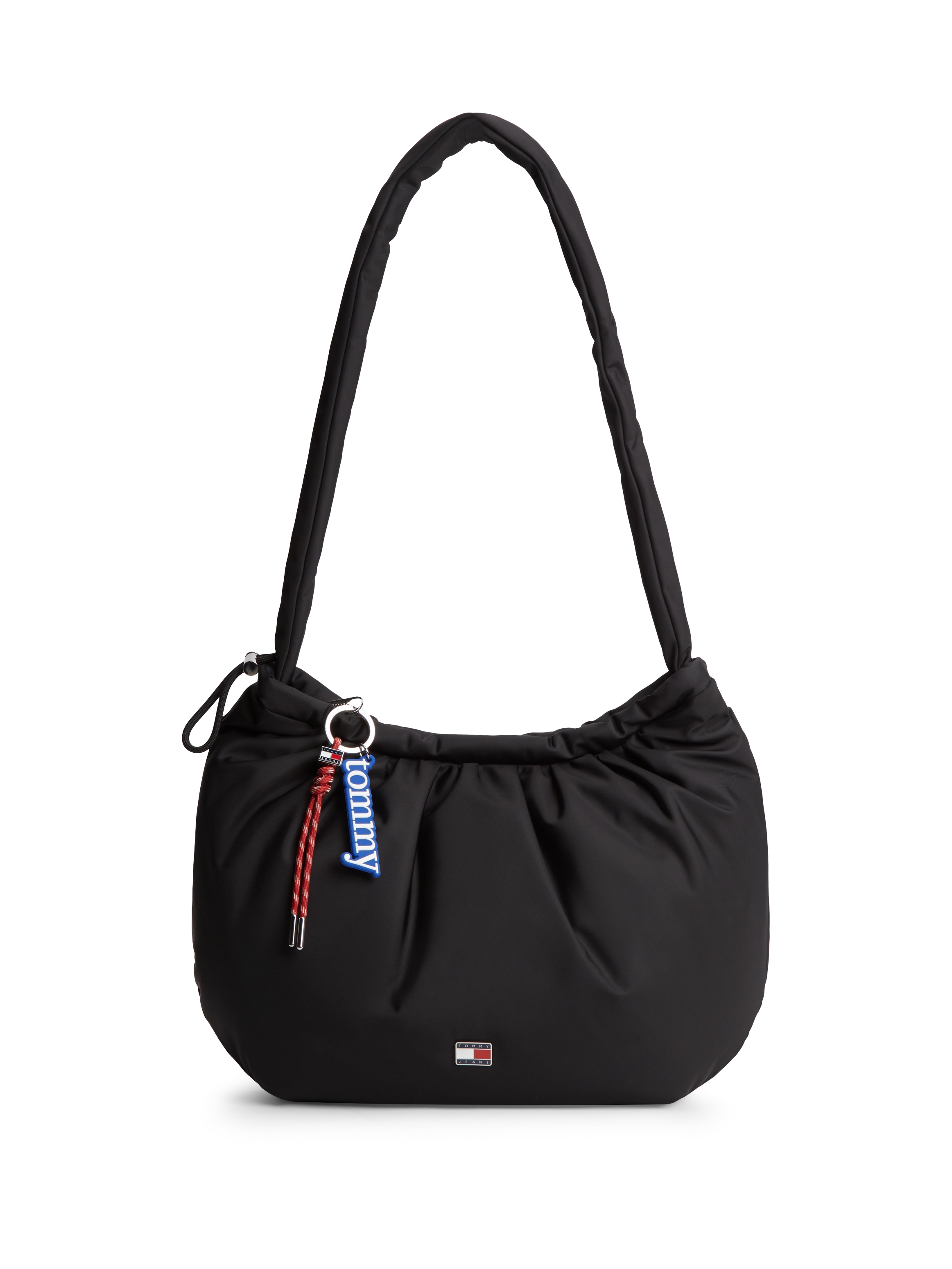 Tommy Jeans Hobo »TJW ICON CHARMS HOBO« Damen Handtasche, Schultertasche mit abnehmbarem Schlüsselanhänger