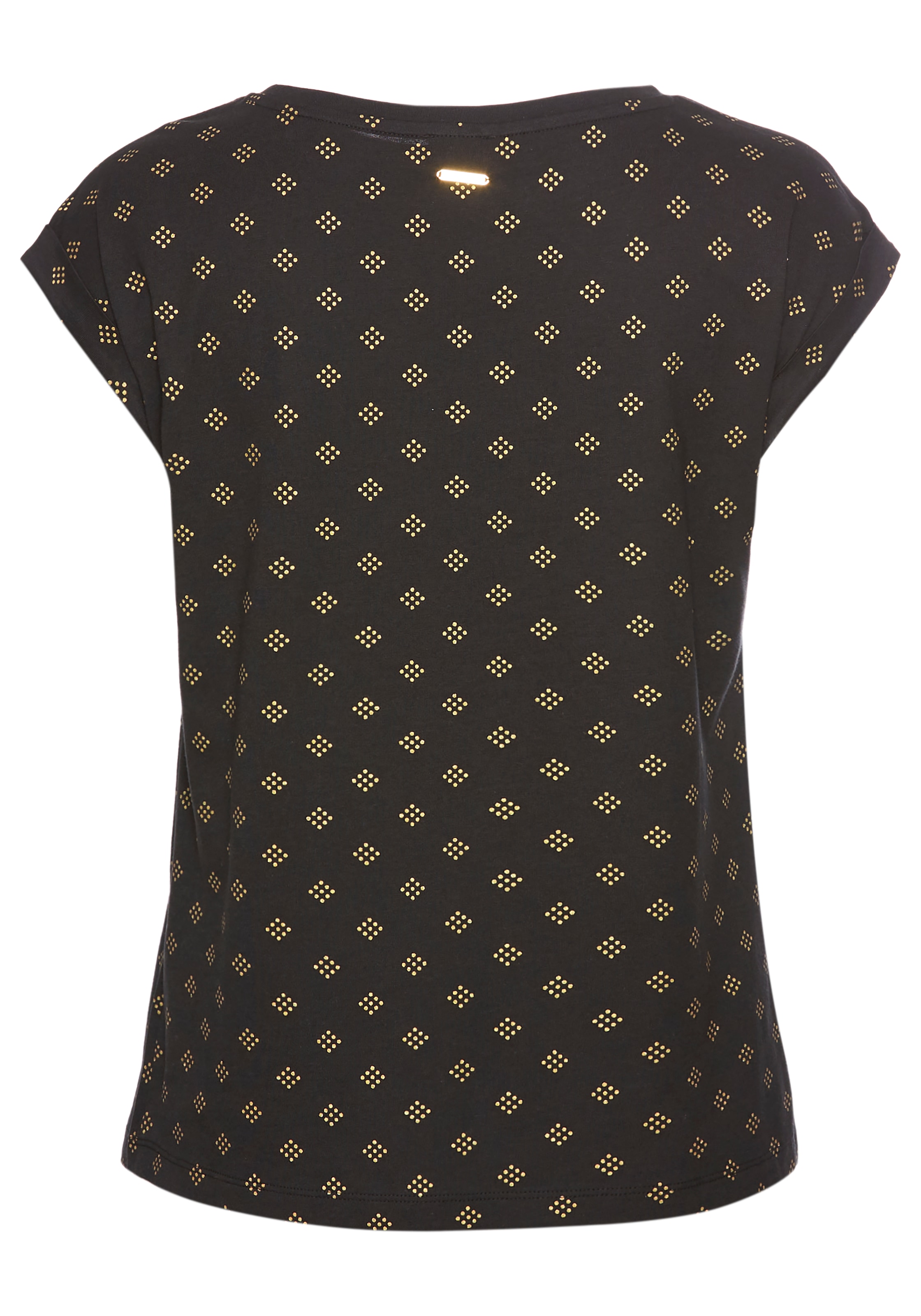 Laura Scott Rundhalsshirt, mit minimalistischem Graphik-Allover-Print - NEUE KOLLEKTION