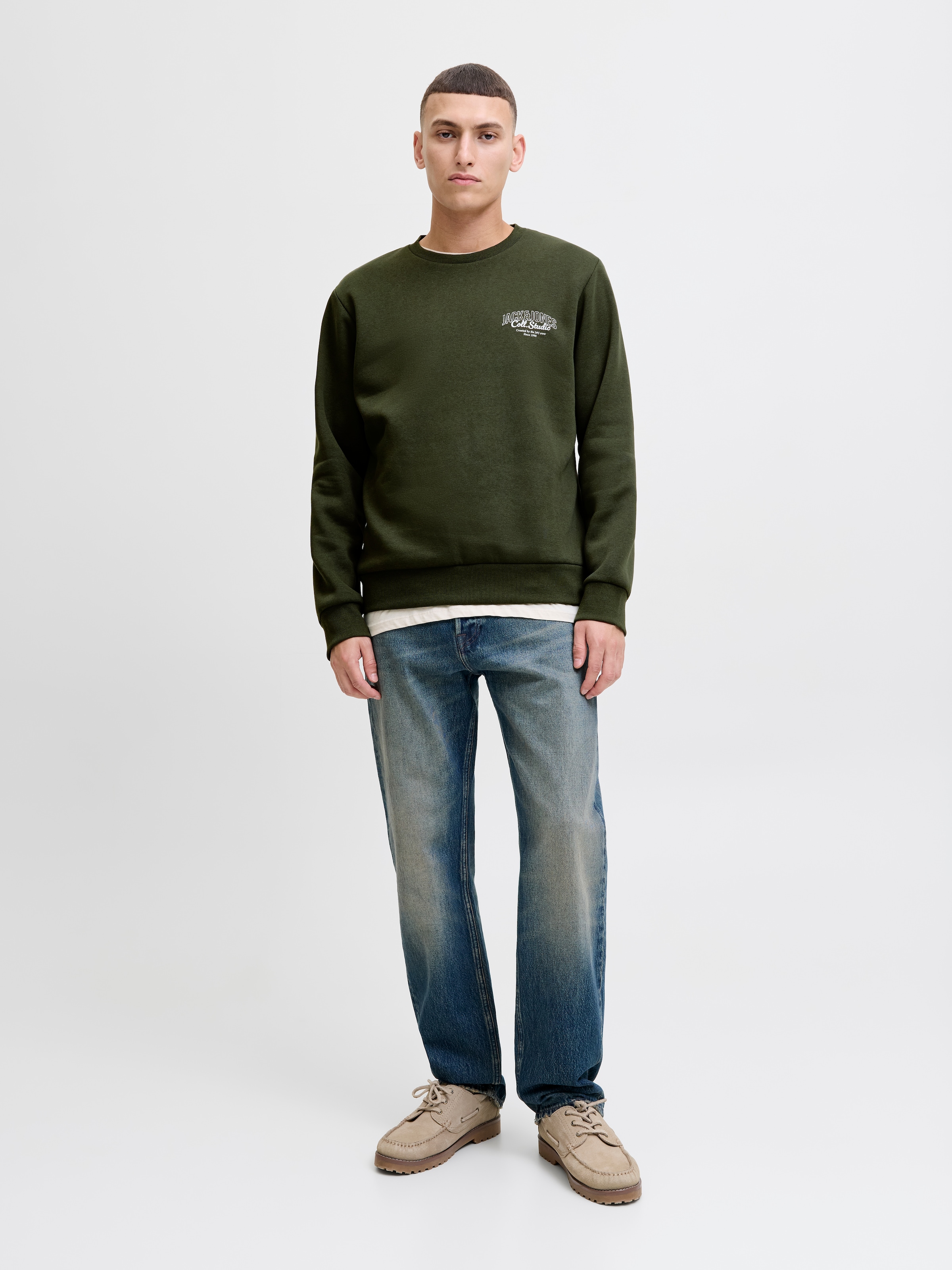 Jack & Jones Sweatshirt »JJMAKOTO SWEAT CREW NECK«
