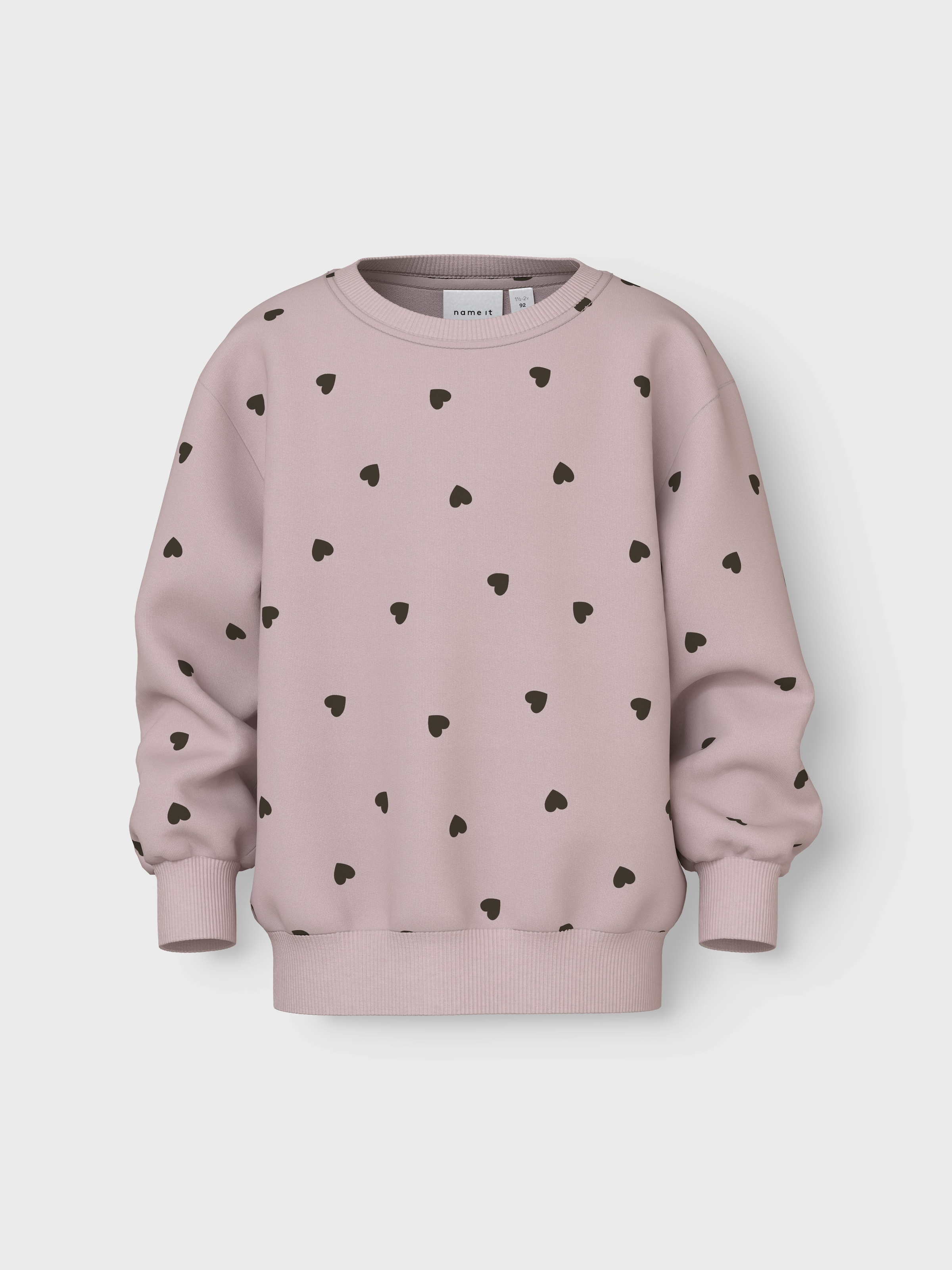 Name It Sweatshirt »NMFNEHEART NREG SWEAT BRU«