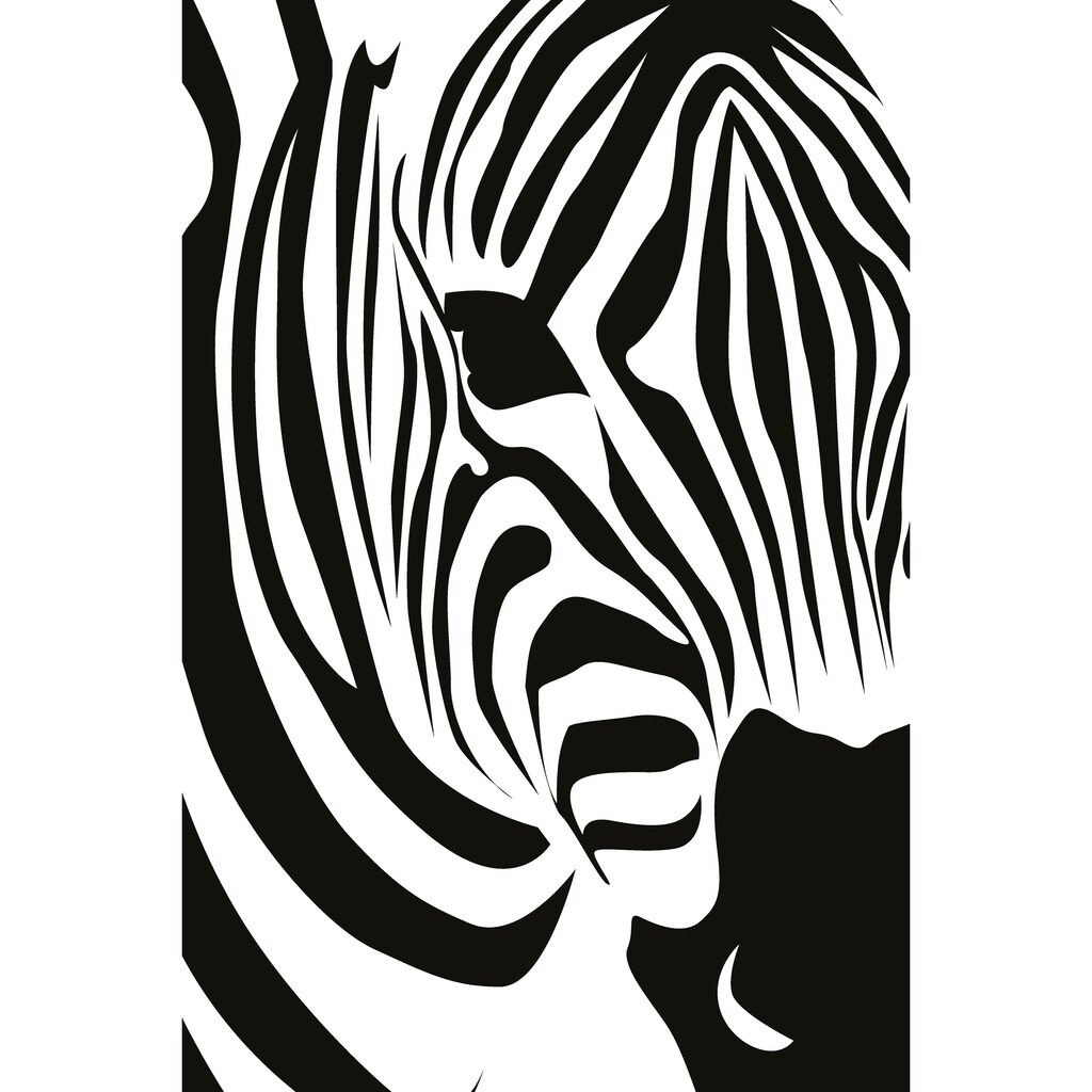queence Metallbild »Zebra«, Zebras, (1 St.)
