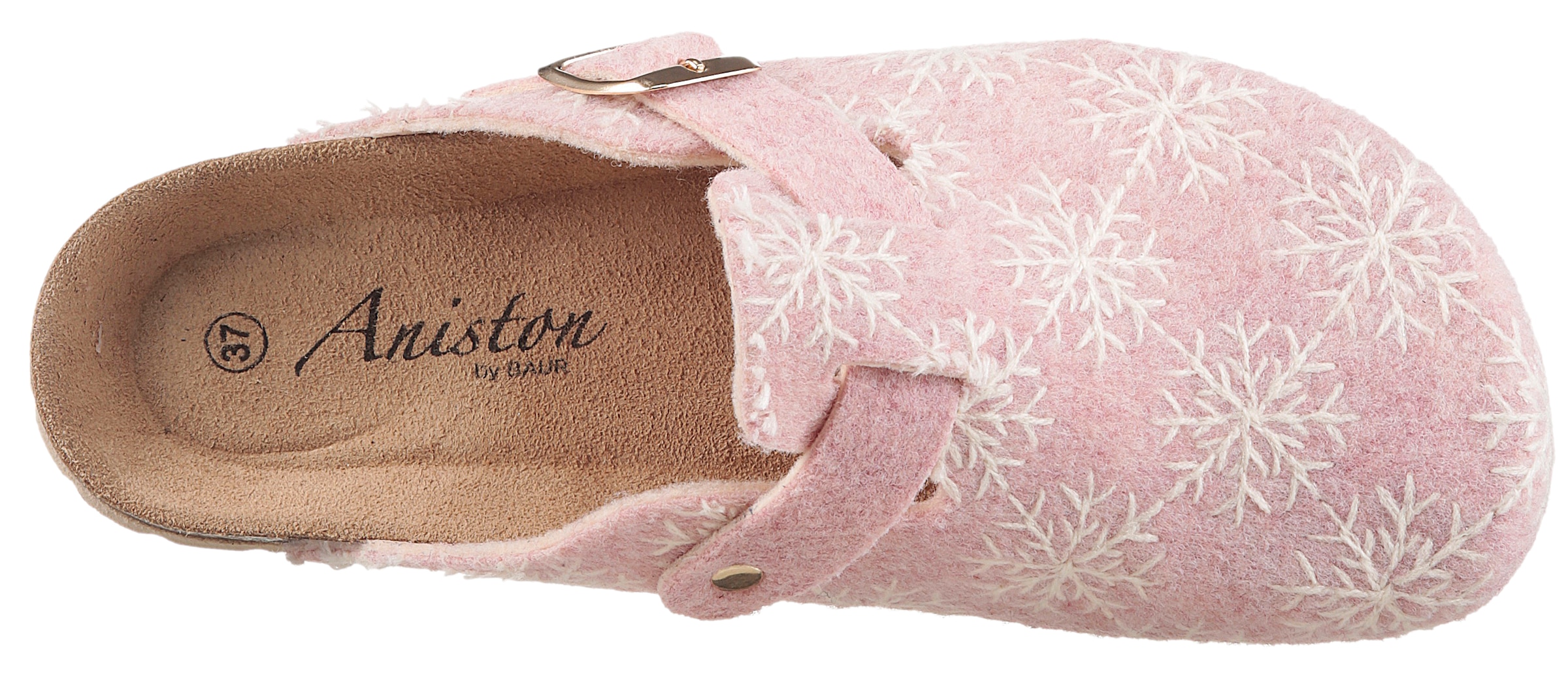 Aniston SHOES Clog, Clog, Hausschuh, Homeslipper, verstellbare Schnalle - NEUE KOLLEKTION
