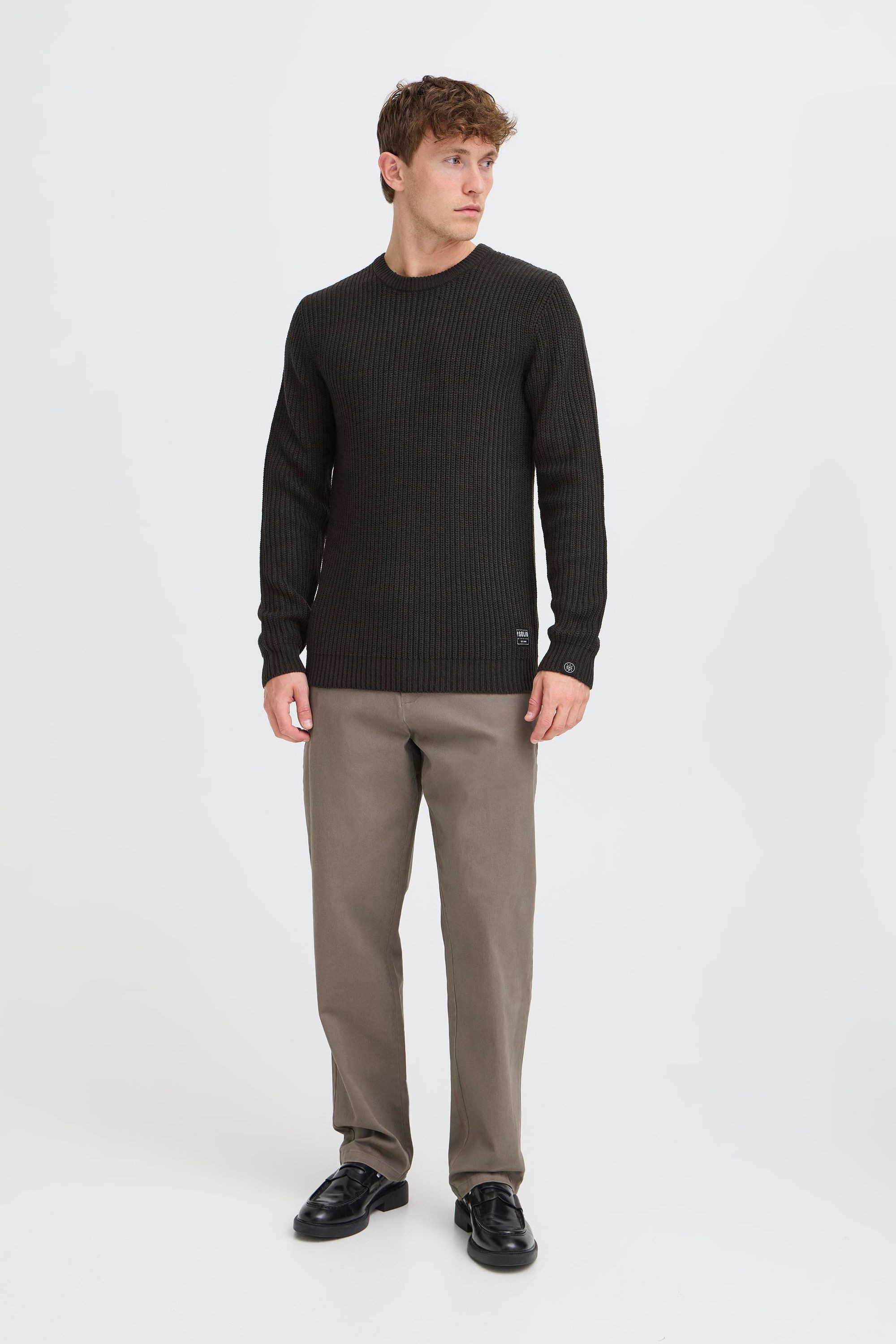 !Solid Strickfleece-Pullover »Strickpullover SDARON«