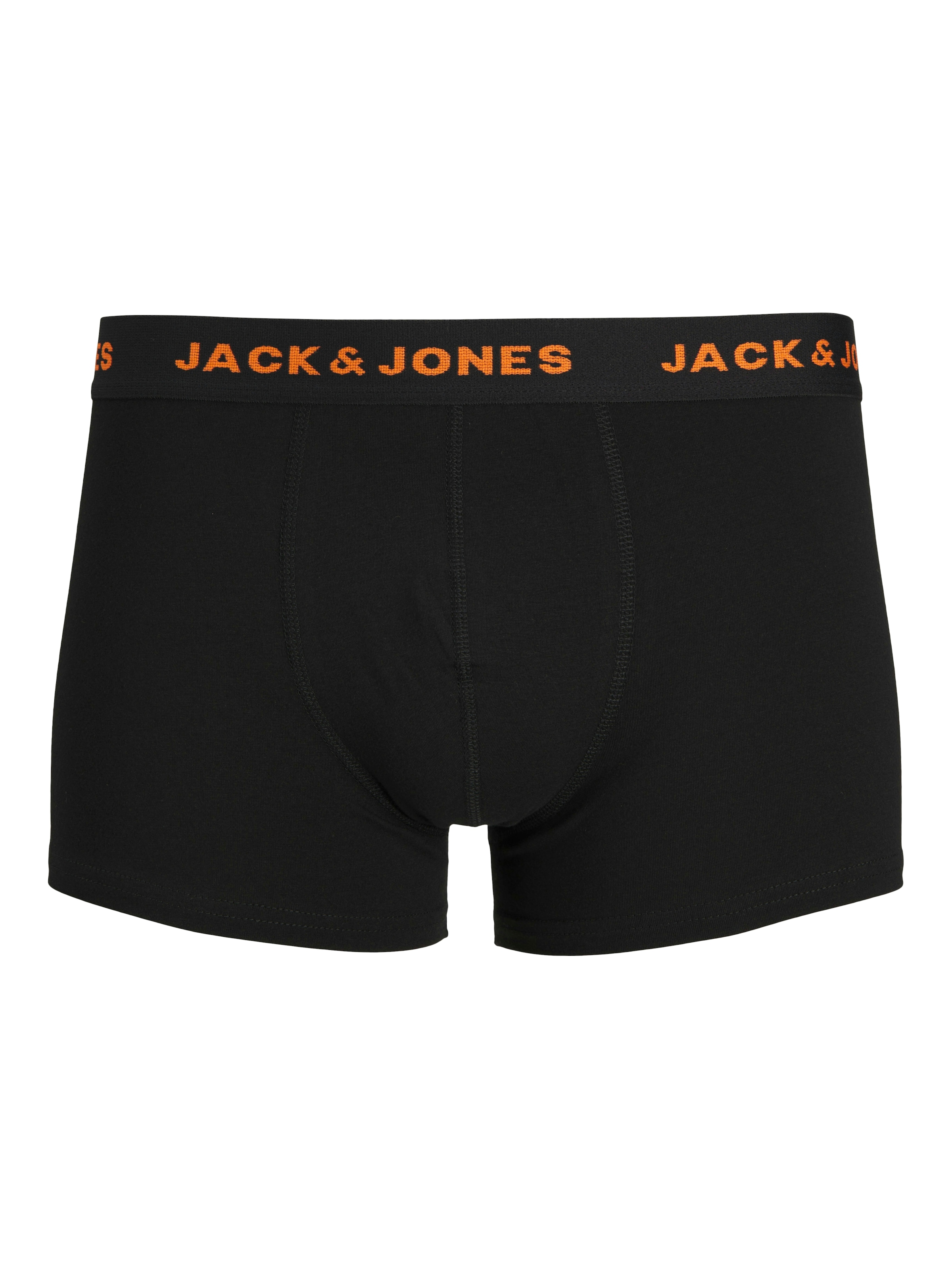 Jack & Jones Trunk »JACBLACK – Formschlüssige Boxershorts mit elastischem Bund«, 5 Stk. unifarben, casual, körpernah, Jersey
