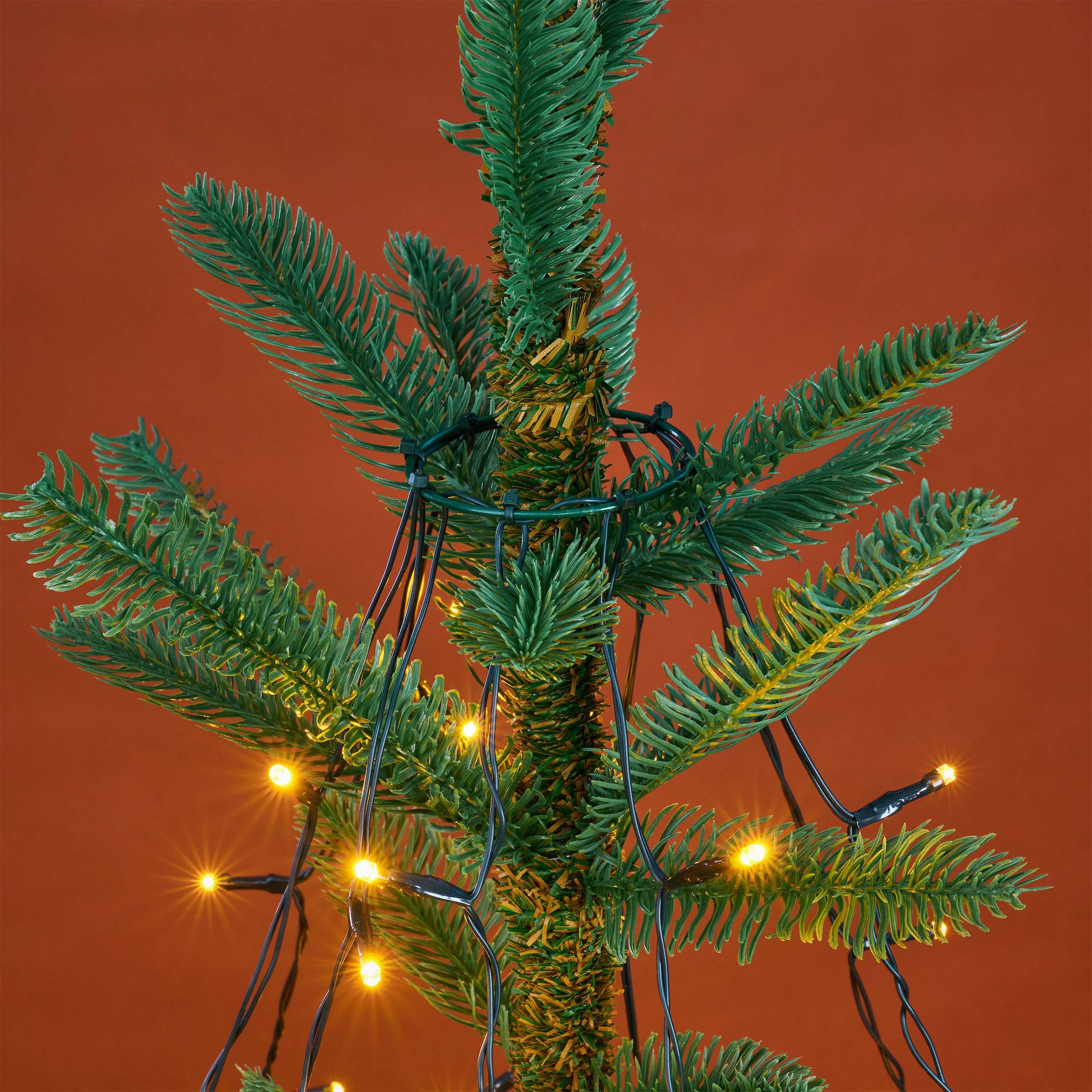 OTTO home LED-Baummantel »Baumvorhang in unterschiedlichen Längen, Timer (6/18h), Outdoor Indoor« Lichterkette, warmweiß, Blink-/ Timer- u. Memoryfunktion, 5m Zuleitung