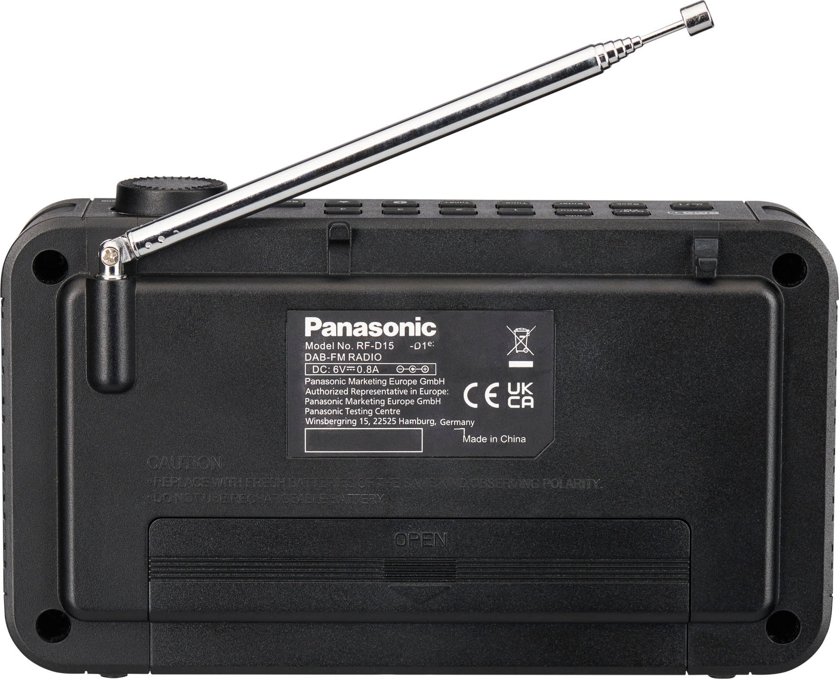 Panasonic Digitalradio (DAB+) RDS-FM-Tuner 3 W) (DAB+)-UKW kaufen (Bluetooth OTTO »D15«, mit Digitalradio bei