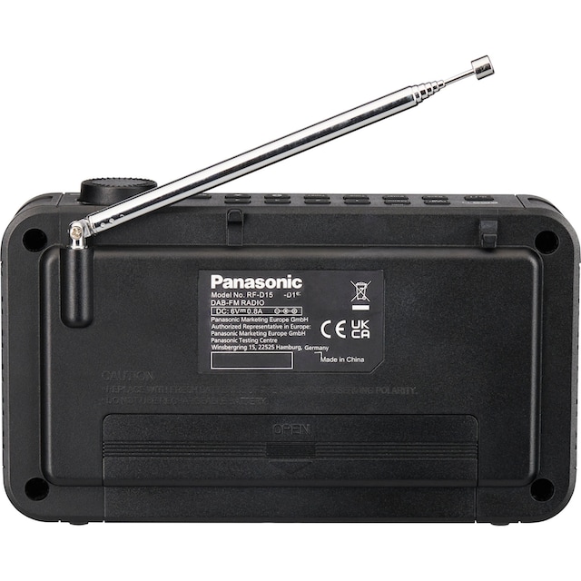 Panasonic Digitalradio (DAB+) »D15«, (Bluetooth Digitalradio (DAB+)-UKW mit  RDS-FM-Tuner 3 W) kaufen bei OTTO