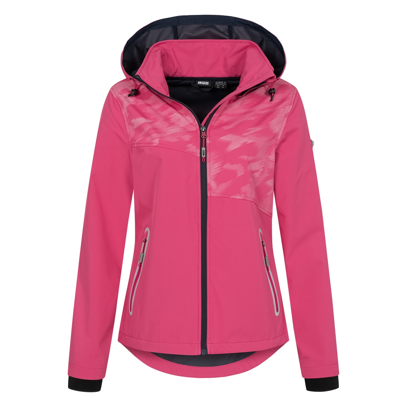 LPO Softshelljacke »MECATINA PEAK III WMN«, mit abnehmbarer Kapuze