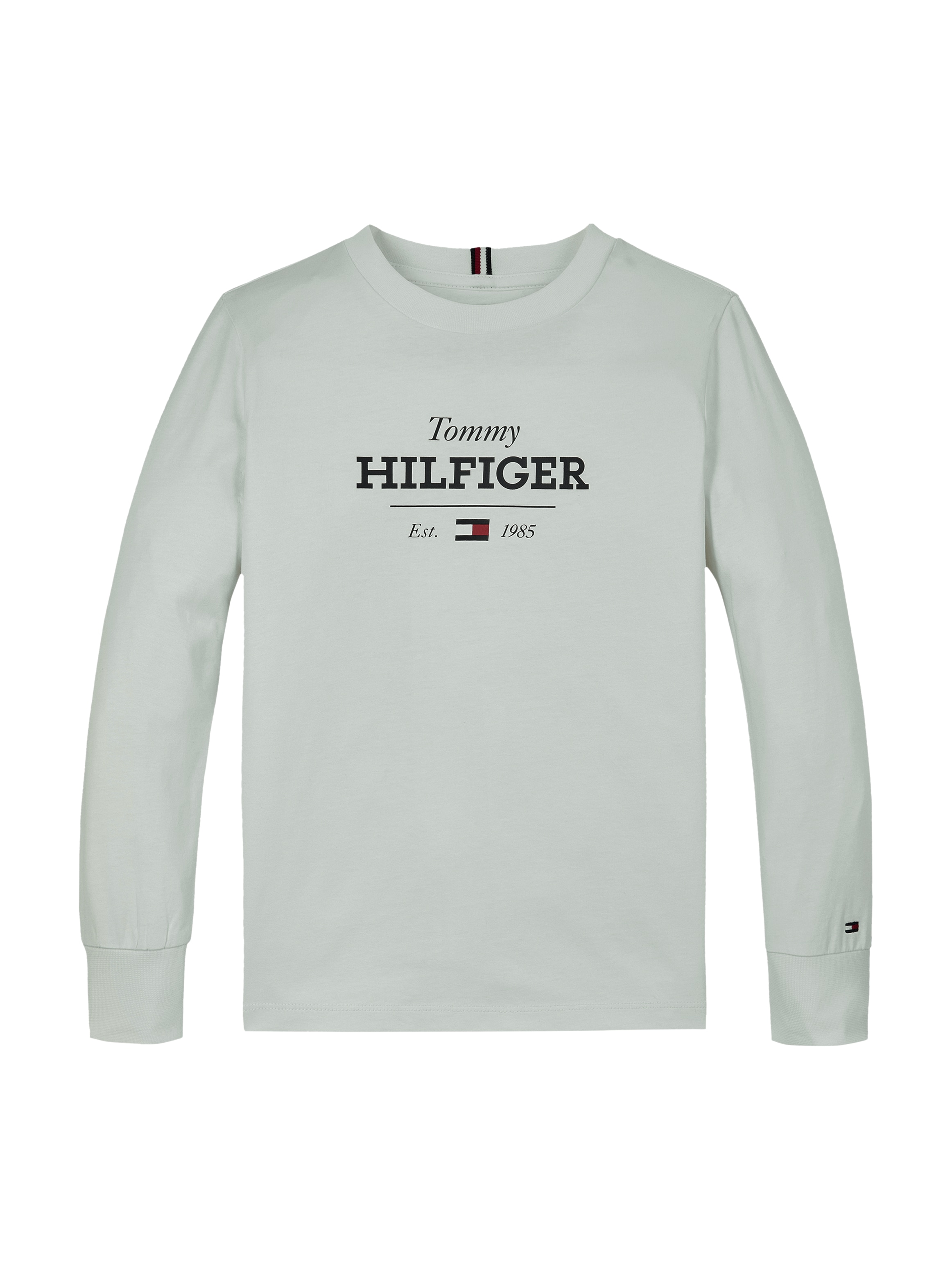 Tommy Hilfiger Langarmshirt »MONOTYPE 1985 REG TEE LS«, mit Logoschriftzug