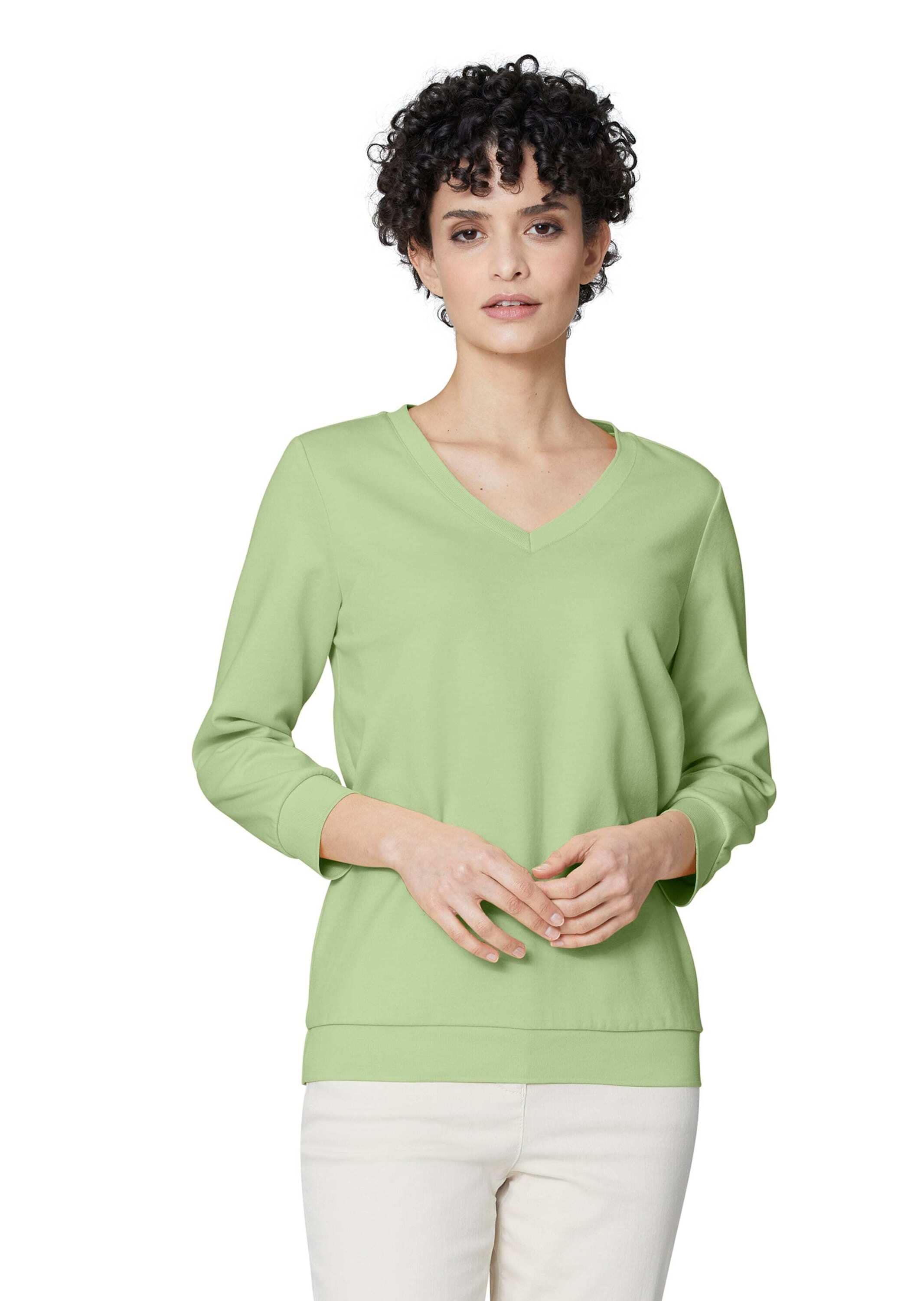 MADELEINE 3/4-Arm-Shirt »Sweatshirt Sweatshirt mit 3/4-langen Ärmeln.«