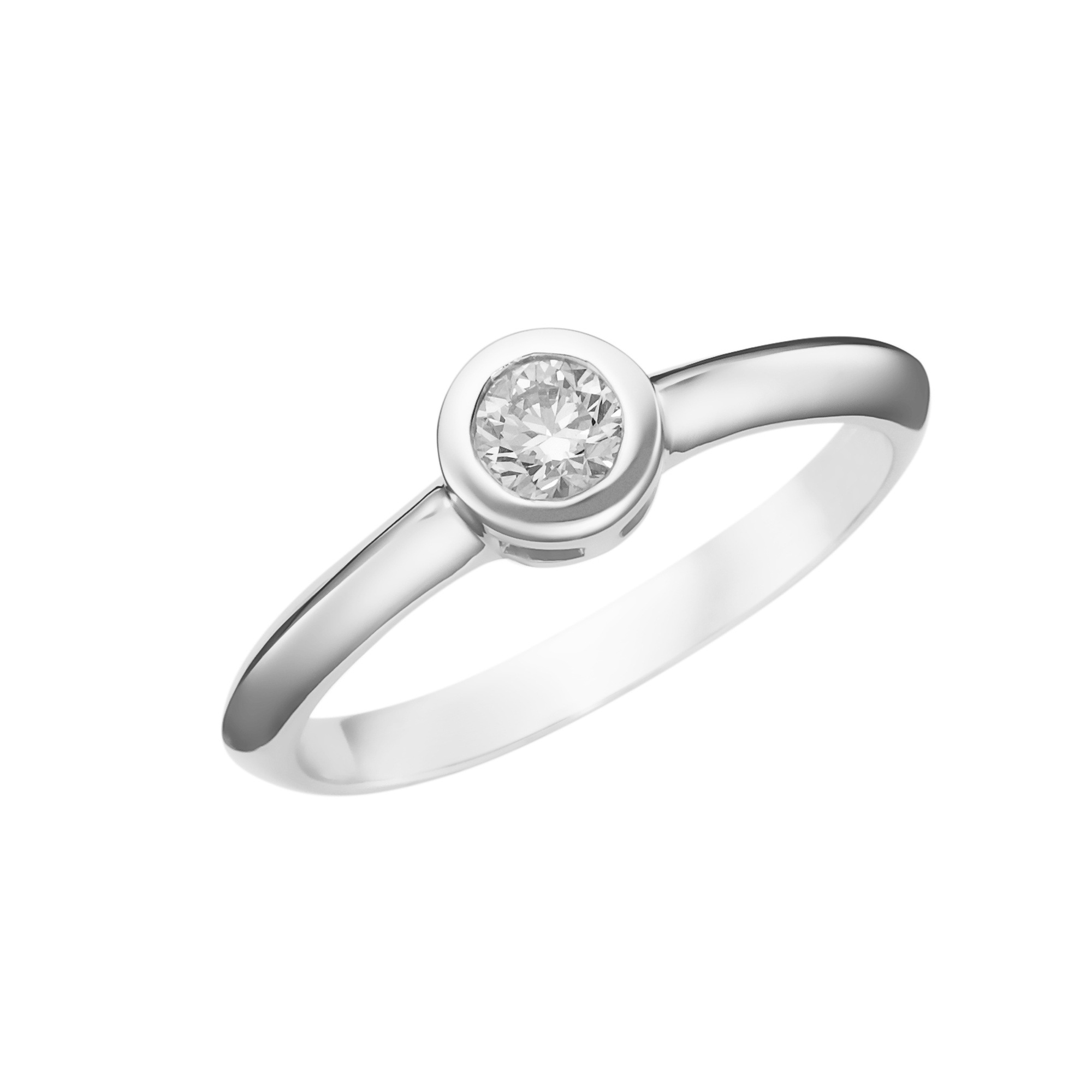 Diamantring »Ring mit Brillant in Zargenfassung, Gold 585«