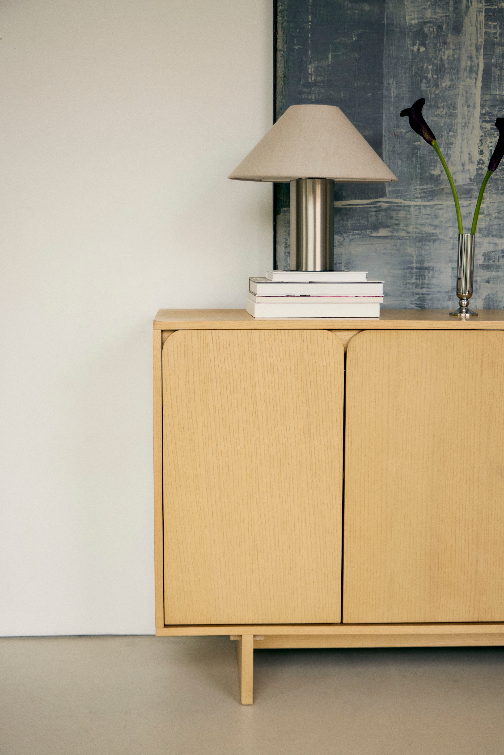 LeGer Home by Lena Gercke Sideboard »Lurea« Breite 160 cm, Soft-Close, Push to open, Massivholzbeine
