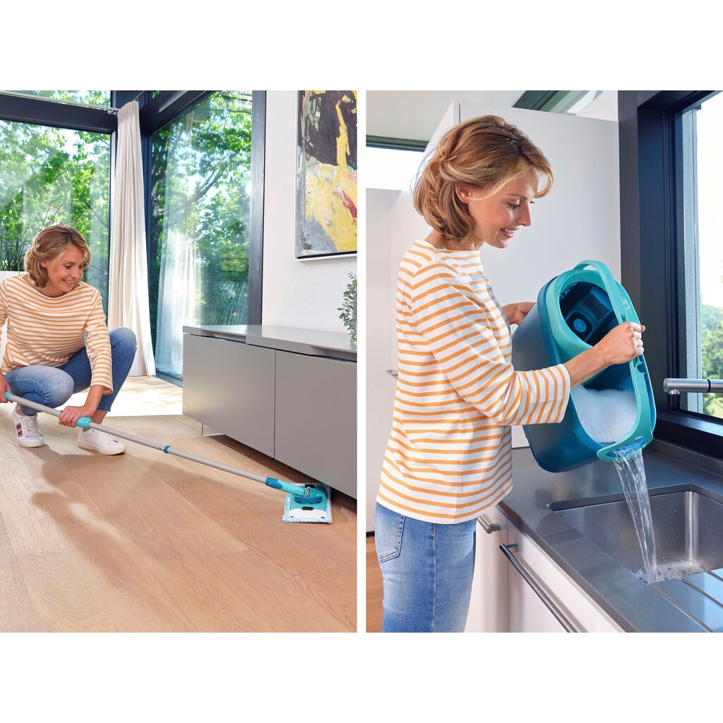 Leifheit Bodenwischer-Set »Clean Twist M Ergo mobile«, (Set)