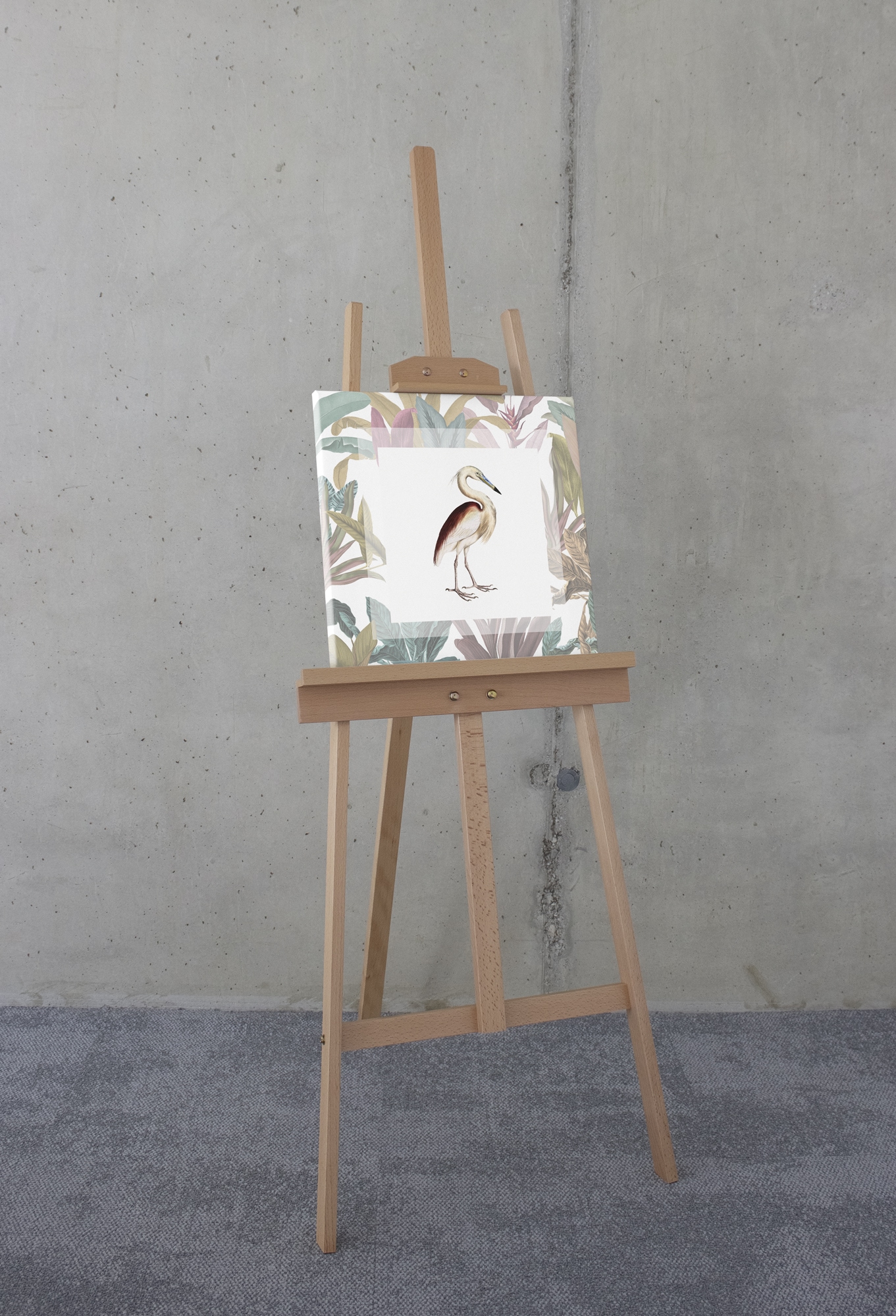Komar Leinwandbild »Uncommon Bird - Größe 40 x 40 cm«, Natur, (1 St.), Keilrahmenbild mi Echtholzrahmen