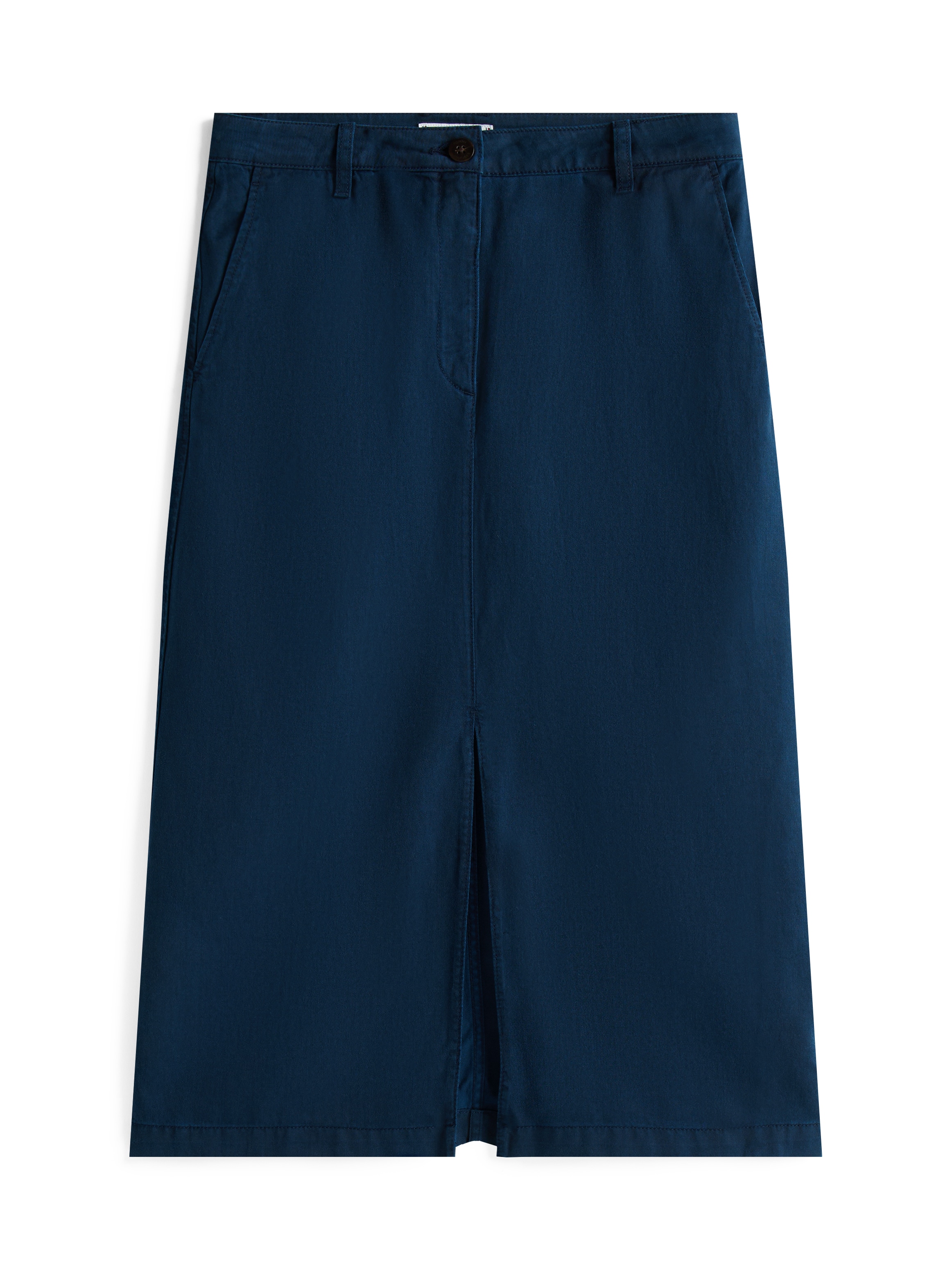 Tommy Hilfiger Webrock »CO TENCEL MIDI SKIRT«, mit Schlitz