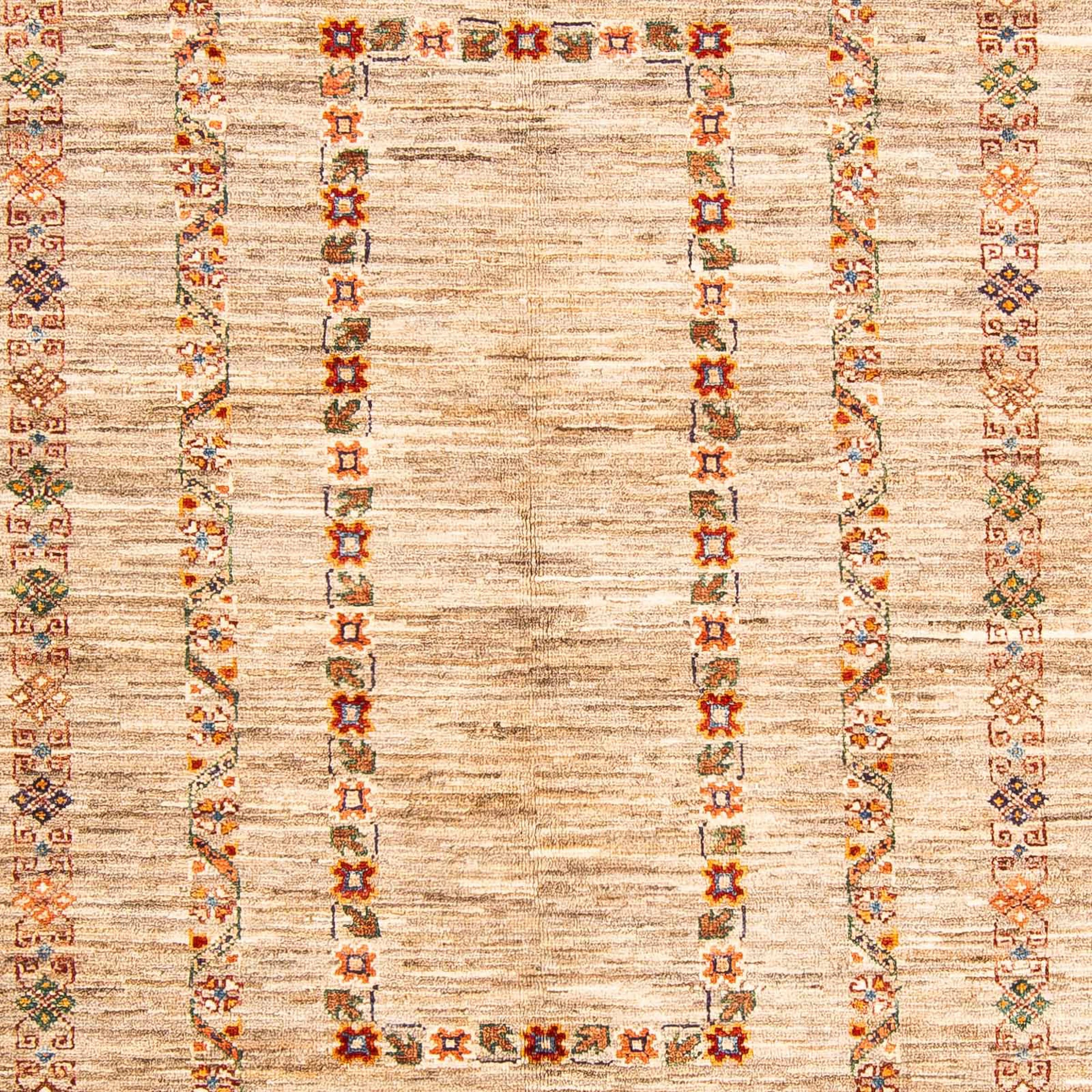 morgenland Orientteppich »Perser - Nain - 140 x 68 cm - beige«, rechteckig, Wohnzimmer, Handgeknüpft, Einzelstück mit Zertifikat