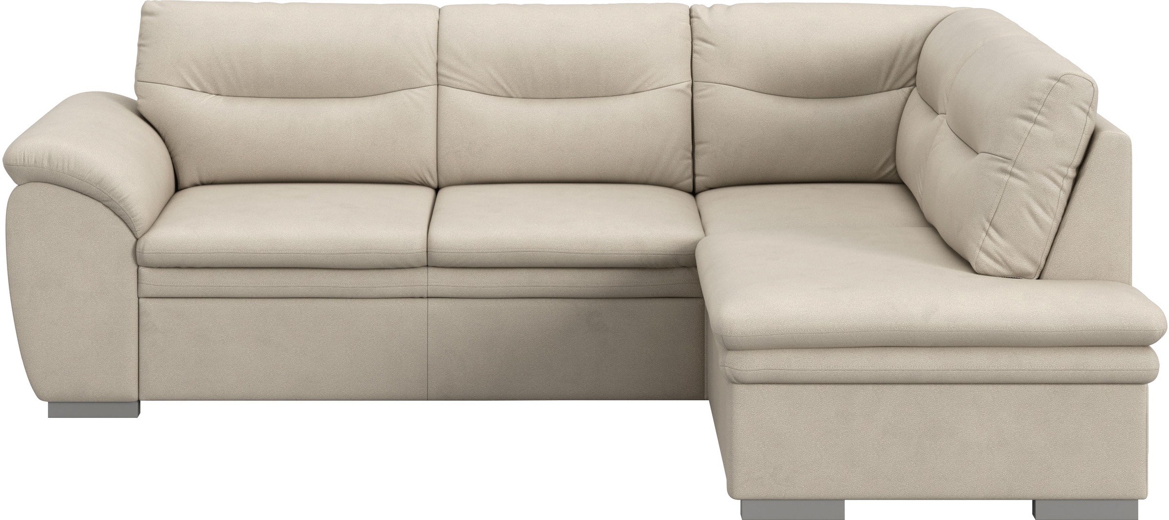 COTTA Ecksofa »Leandra L-Form«, wahlweise mit Bettfunktion & Bettkasten