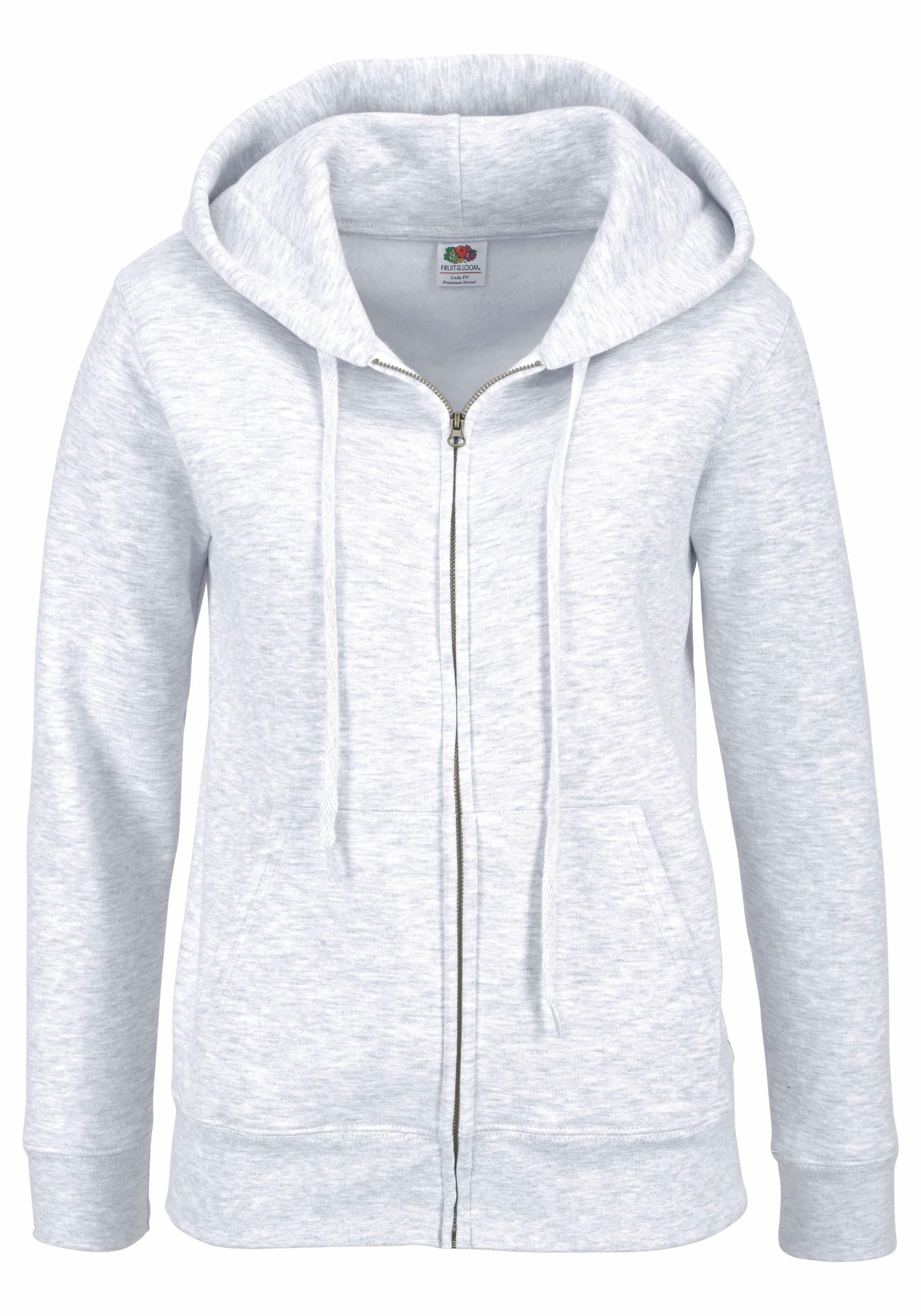 Fruit of the Loom Kapuzensweatshirt »Lady-Fit Premium hooded Sweat Jacket«