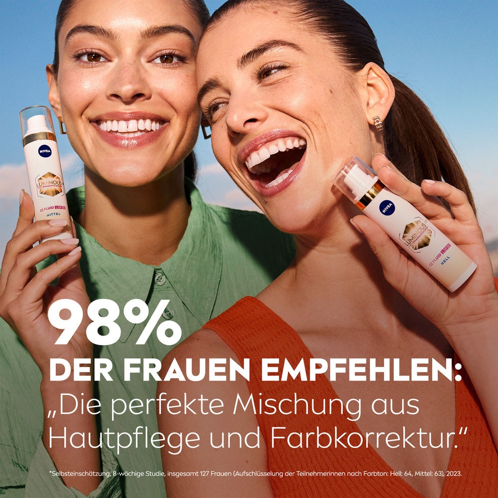 Nivea Gesichtsfluid »LUMINOUS630 Anti-Pigmentflecken CC Fluid 3in1 Mittel LSF 30«