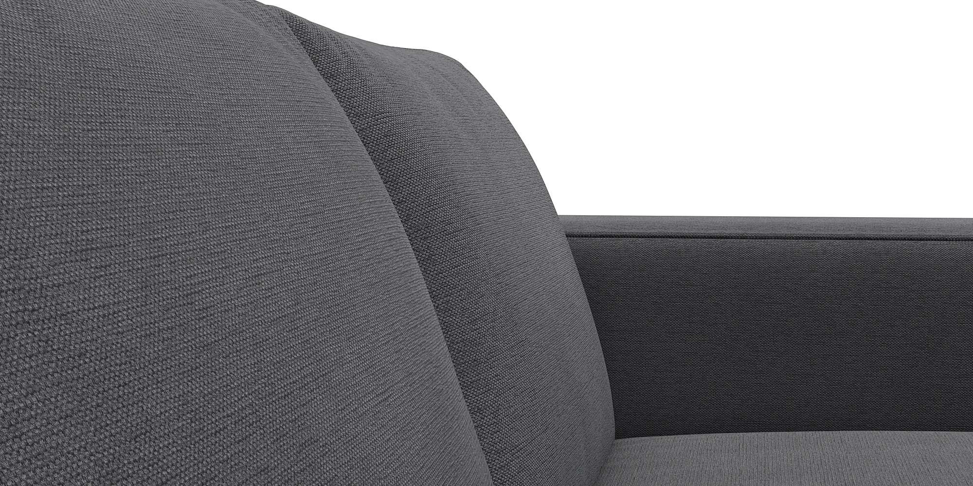 FLEXLUX Ecksofa »Fiore, superbequemer Sitzkomfort durch Kaltschaum im Sitz, L-Form«, breite Armlehnen, Füße Alu+schwarz