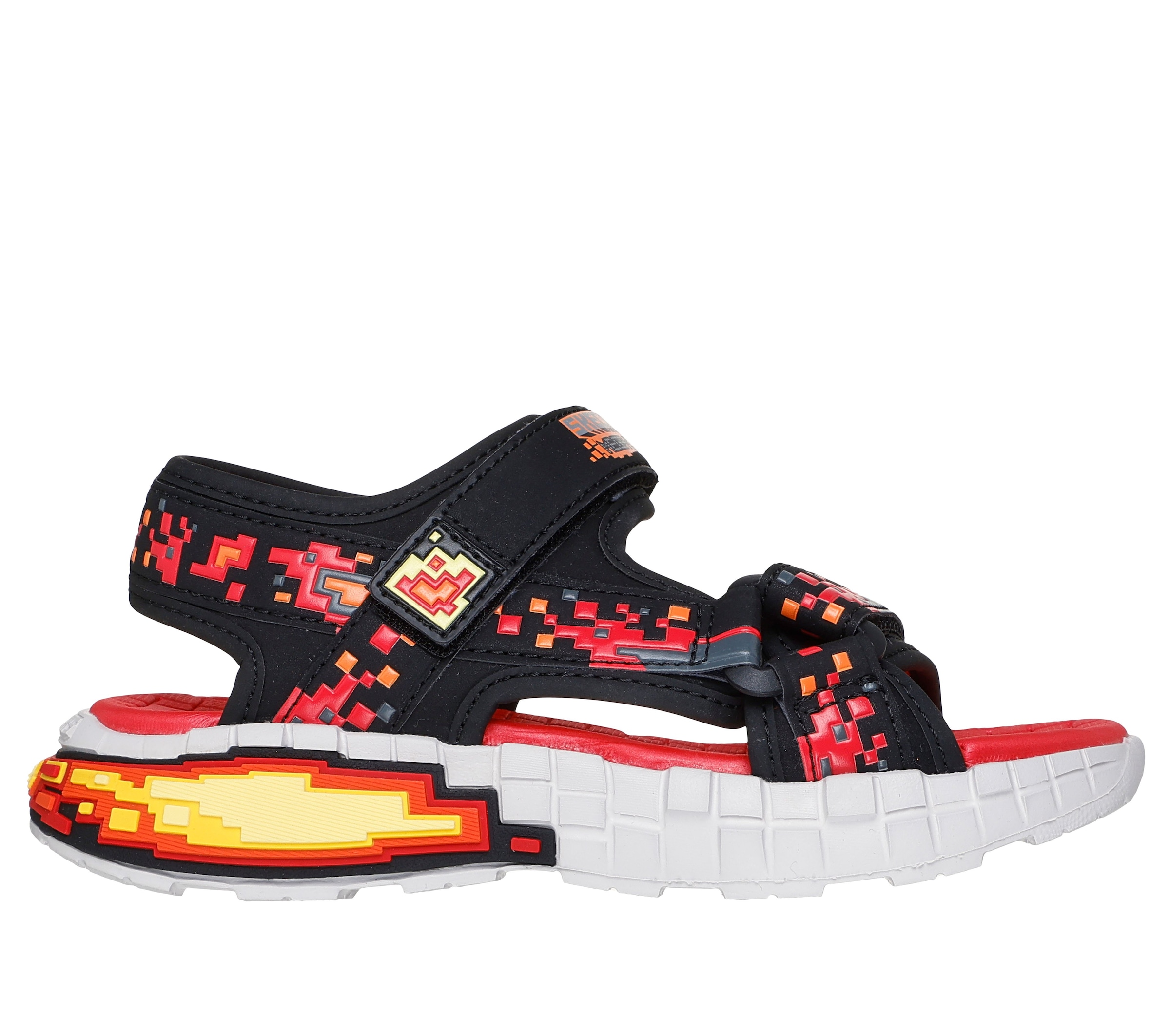 Skechers Sandale »MEGA-SPLASH 4K«  Mega Craft Sandale mit Klettverschluss, Größenschablone zum Download