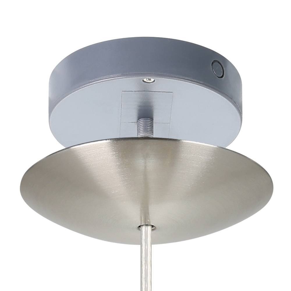 EGLO Pendelleuchte »MASERLO Hängelampe, cappuccino, gold, silber, Stoff, elegant, modern«, 1 flammig, Leuchtmittel E27 | ohne Leuchtmittel, Pendelleuchte, Pendellampe, Wohnzimmer, Esszimmer, gemütlich, 110x38cm