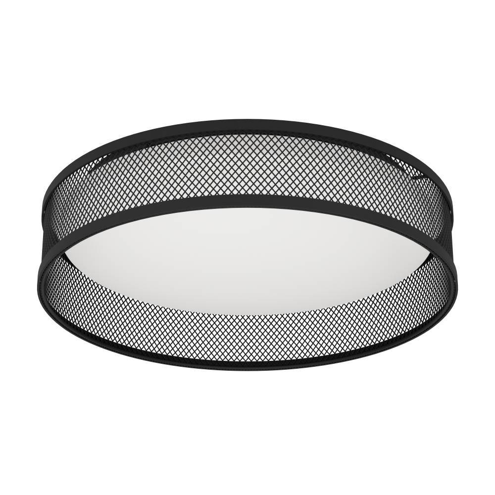 EGLO Deckenleuchte »LUPPINERIA« LED-Modul 1 Stk. Warmweiß Deckenleuchte, Metall in Messing und Kunststoff in Weiß, Ø 38,5 cm