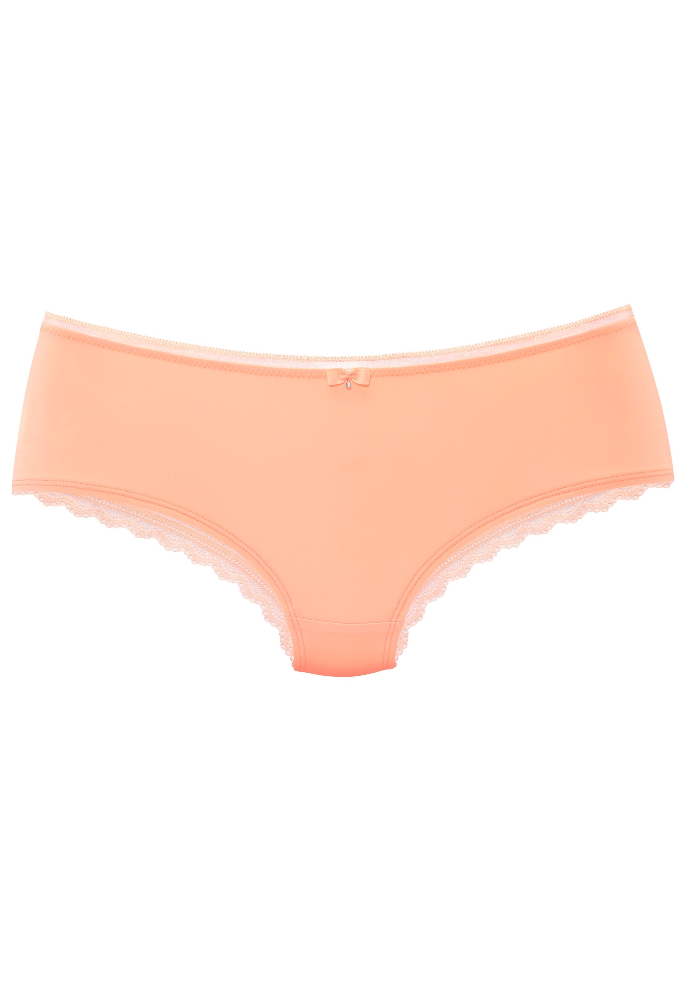 LASCANA Panty »Tiziana«, mit modischer Zierkante und hübschen Accessoires
