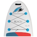 F2 SUP-Board »Beach 10,5"«, (mit Paddel, Pumpe und Transportrucksack)