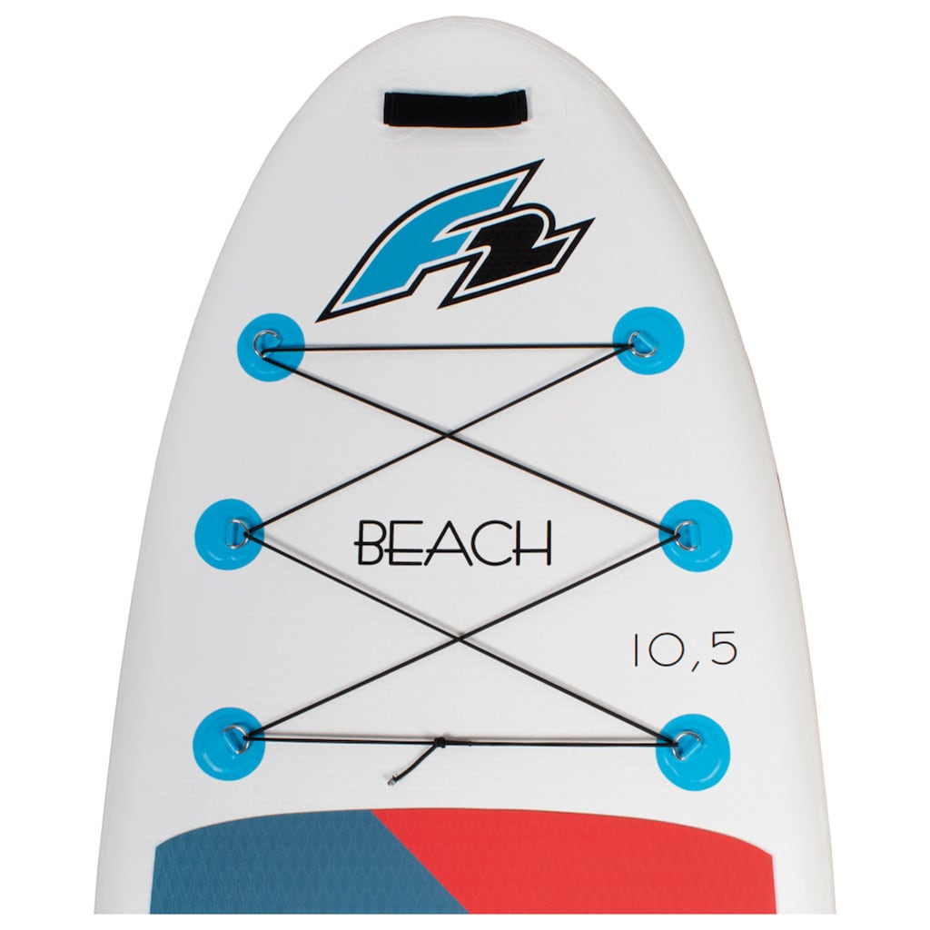 F2 SUP-Board »Beach 10,5"«, (mit Paddel, Pumpe und Transportrucksack)
