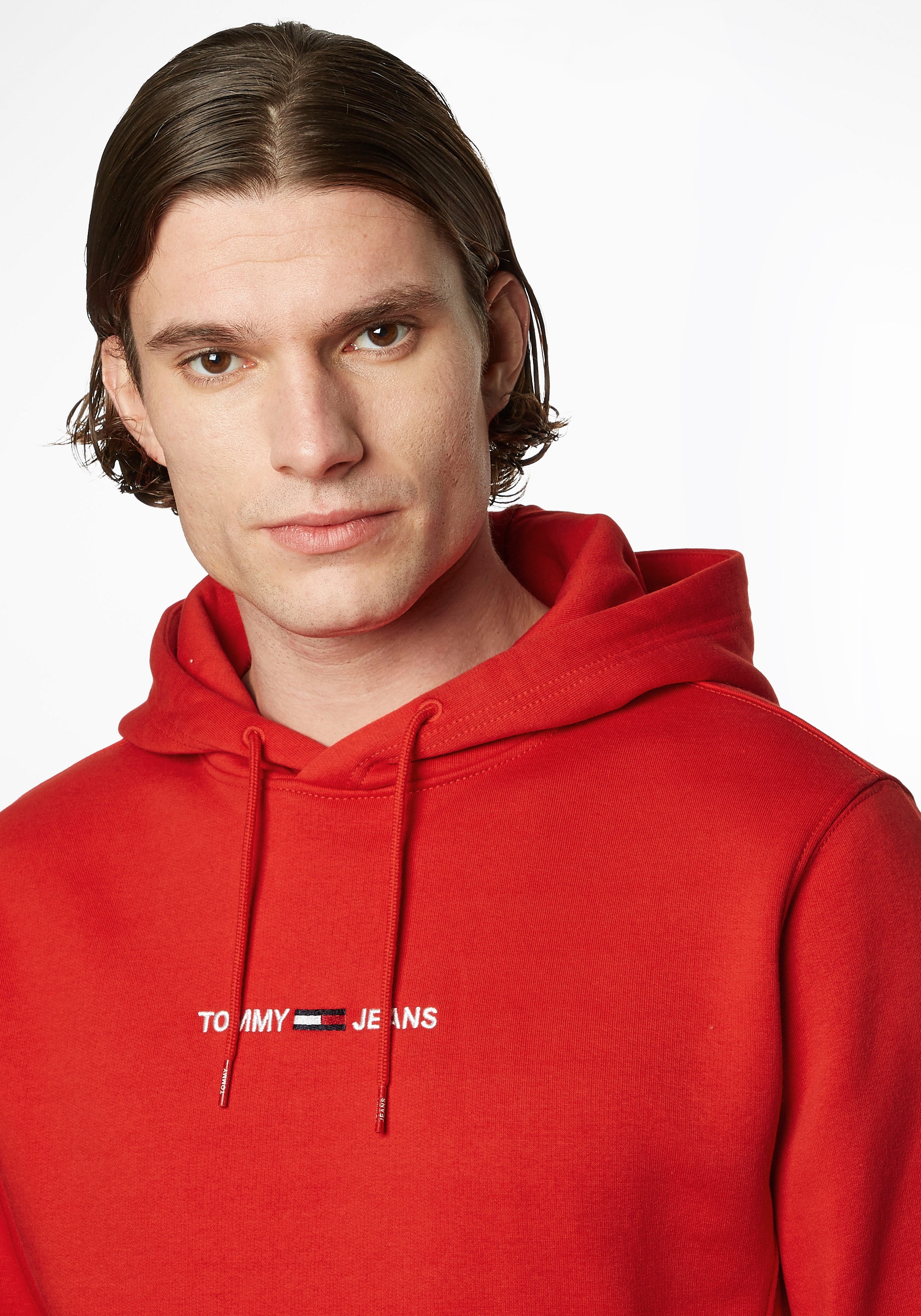 »TJM bestellen Kapuzensweatshirt LOGO LINEAR bei HOODIE« Jeans OTTO online Tommy