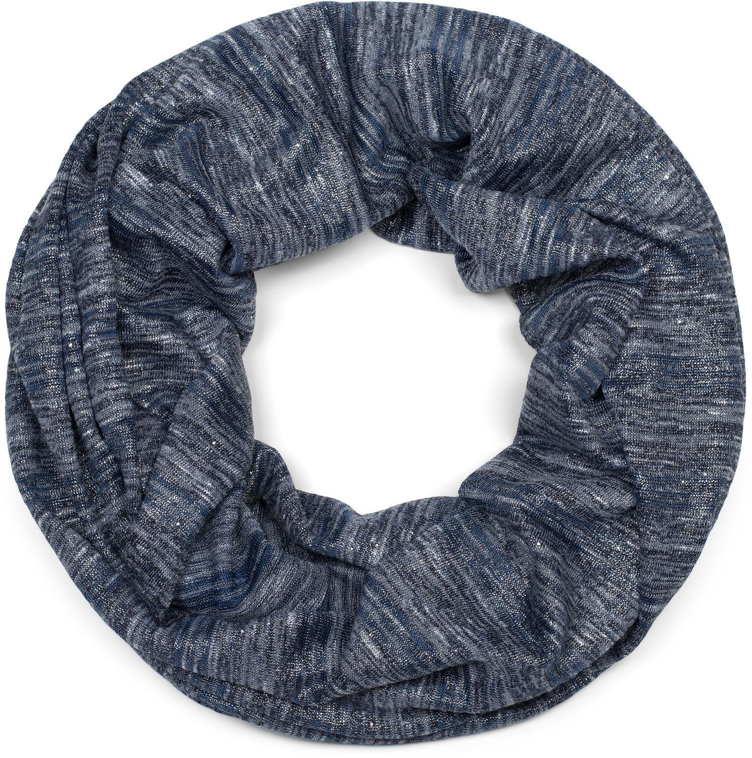 styleBREAKER Loop »Loop Schal mit Glitzerfaden und kleinen Pailletten« 1 Stk.