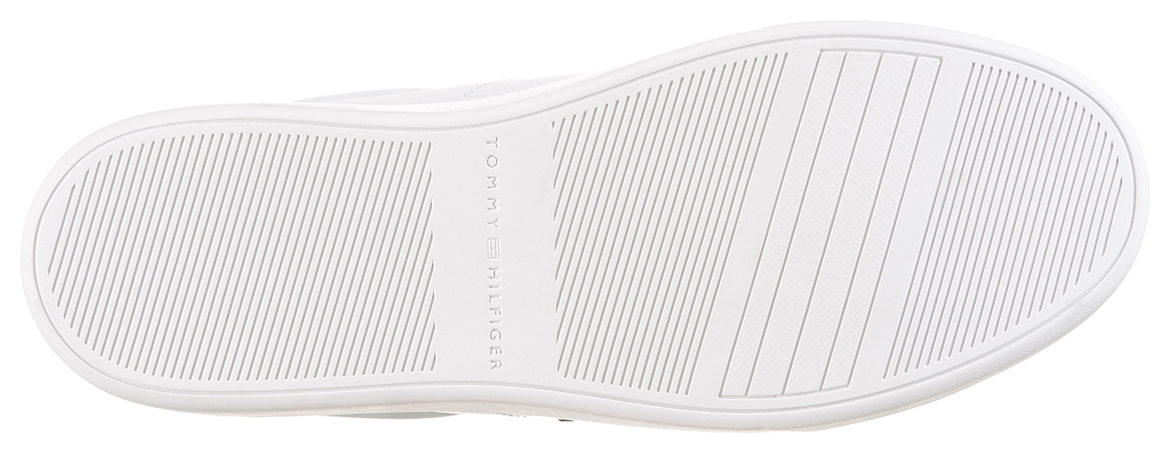 Tommy Hilfiger Sneaker »ESSENTIAL ELEVATED COURT SNEAKER«, Freizeitschuh, Halbschuh, Schnürschuh mit TH-Schmuckelement