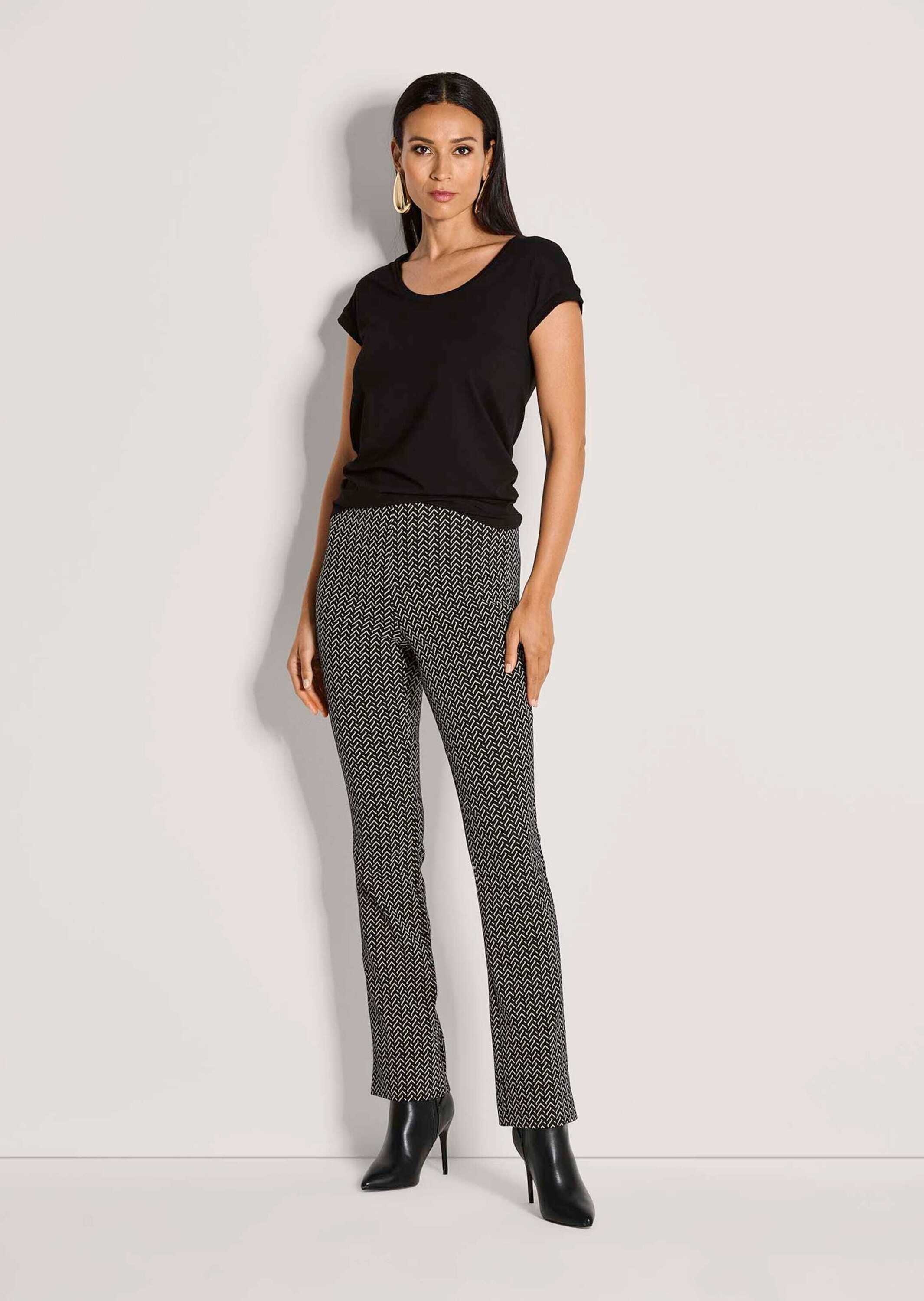 MADELEINE Schlupfhose »Hose Bootcut-Hose mit Allover-Print«