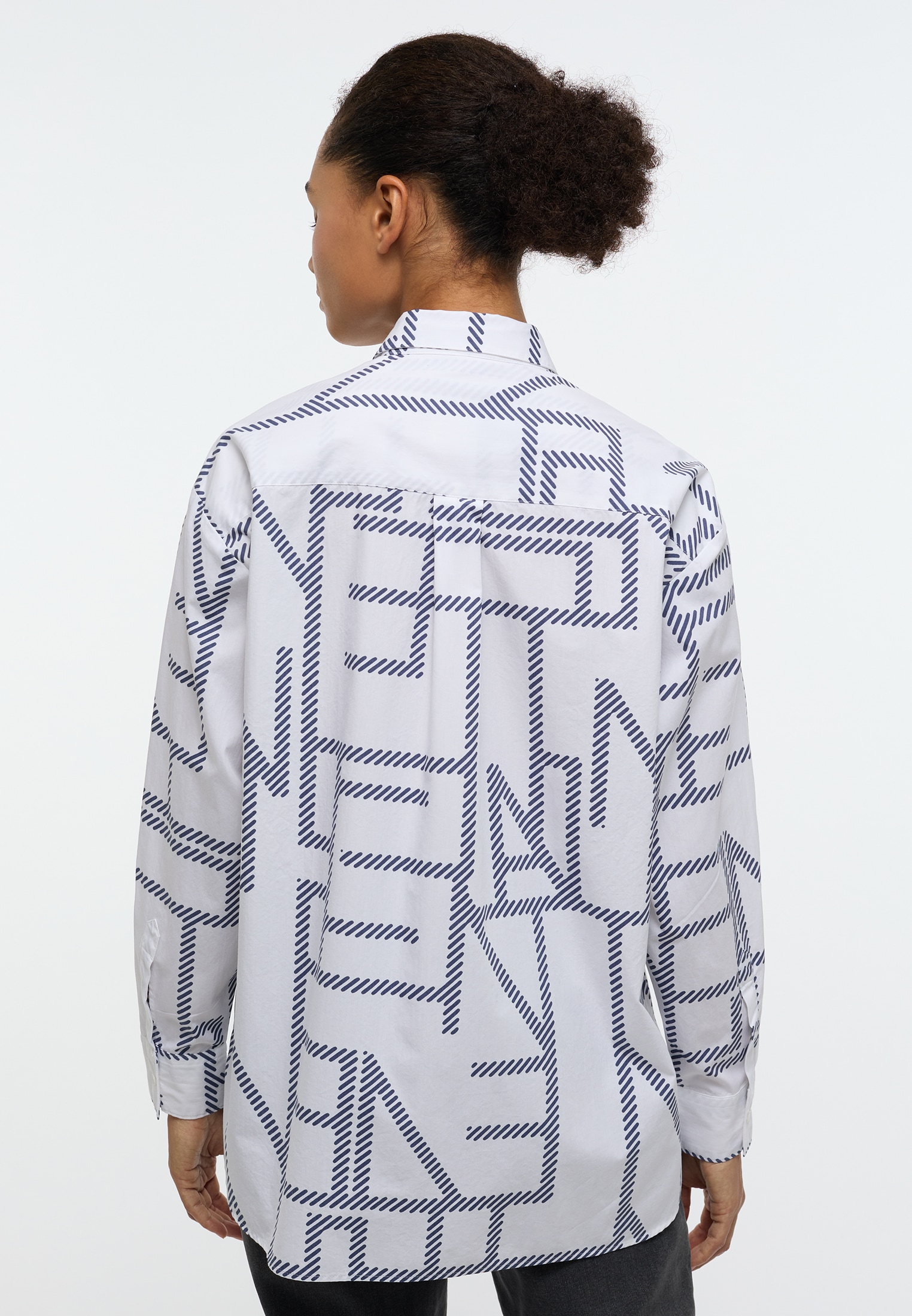 Eterna Hemdbluse »OVERSIZE FIT« EASY IRON (bügelleicht)