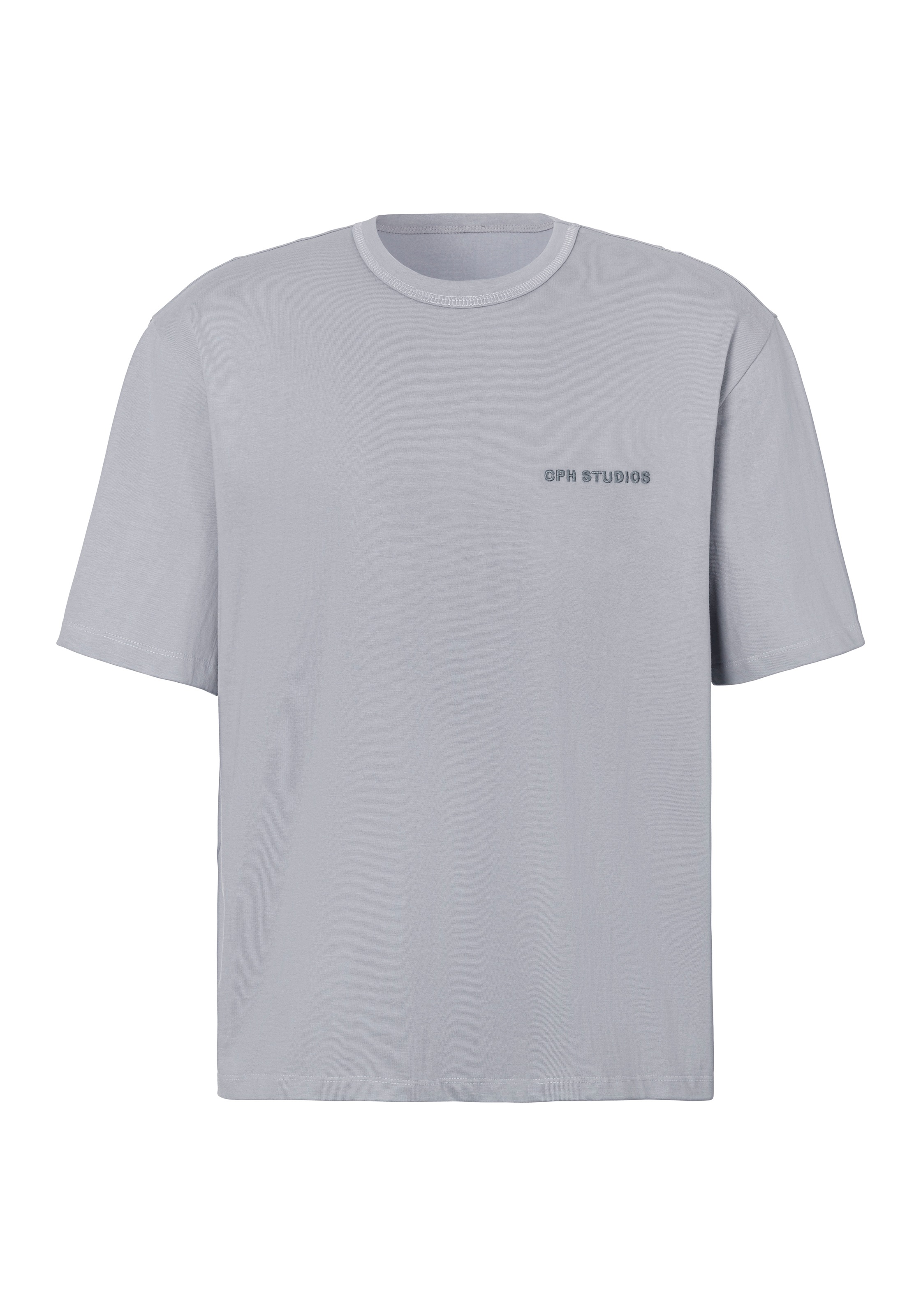 Copenhagen Studios T-Shirt »mit hochwertiger Logostickerei«, Loose-fit, Oversize-Shirt aus heavy Bio-Baumwoll-Qualität