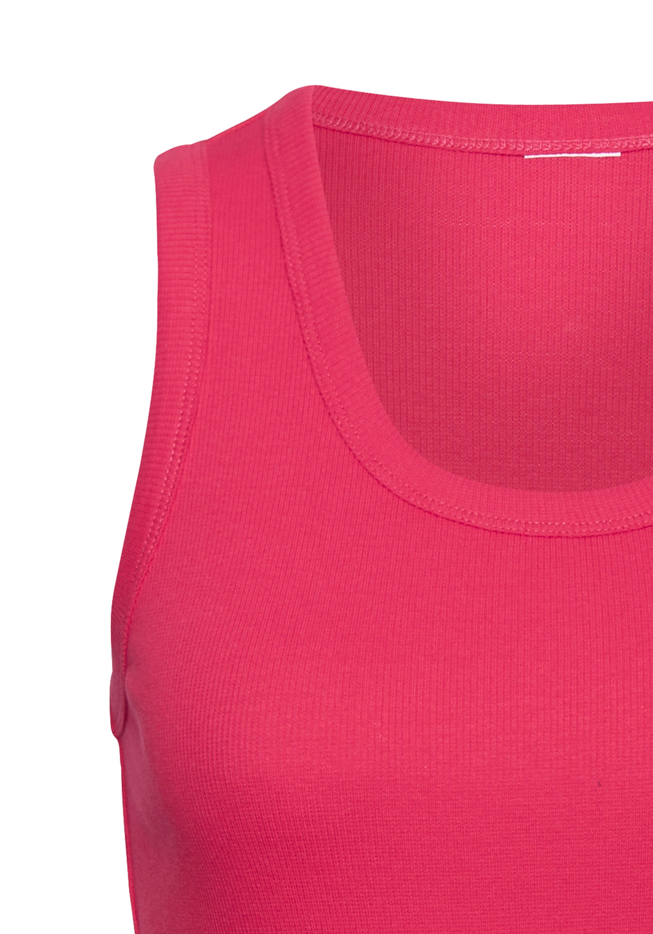 Vivance Tanktop »aus weichem Rippen-Jersey«, (2er-Pack)