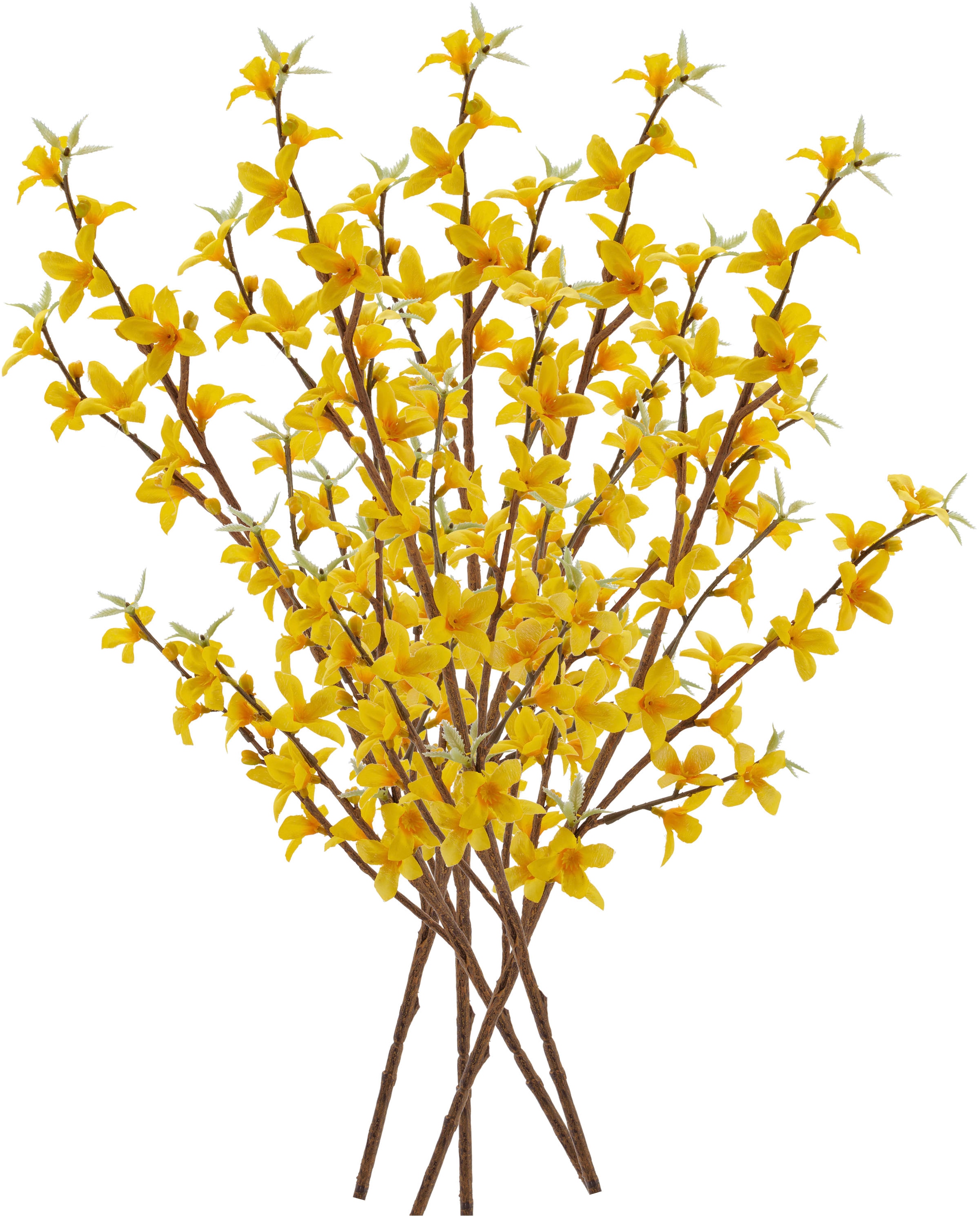 Creativ green Kunstblume »Forsythie« mit täuschend echten Blüten