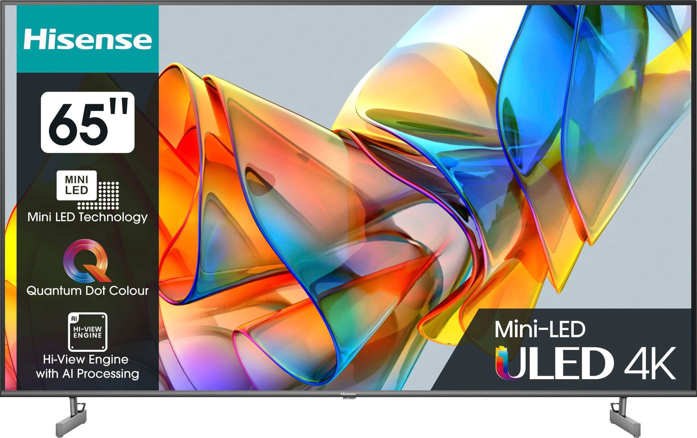 Hisense Mini-LED-Fernseher »65U6KQ«, 4K Ultra HD, Smart-TV