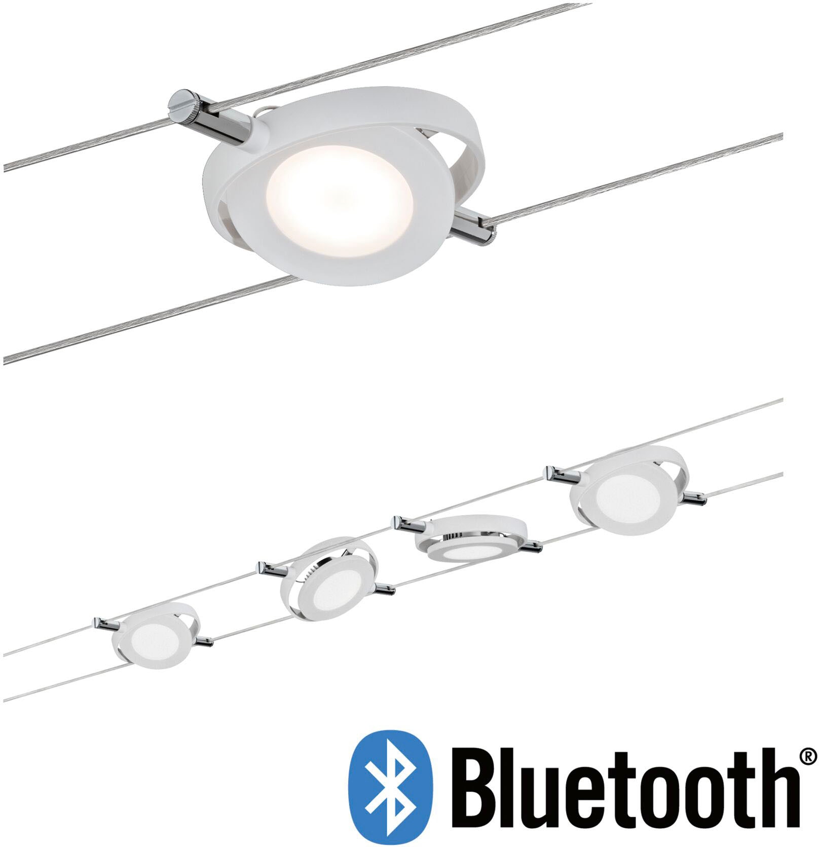 Paulmann LED Deckenleuchte »RoundMac«, 4 flammig