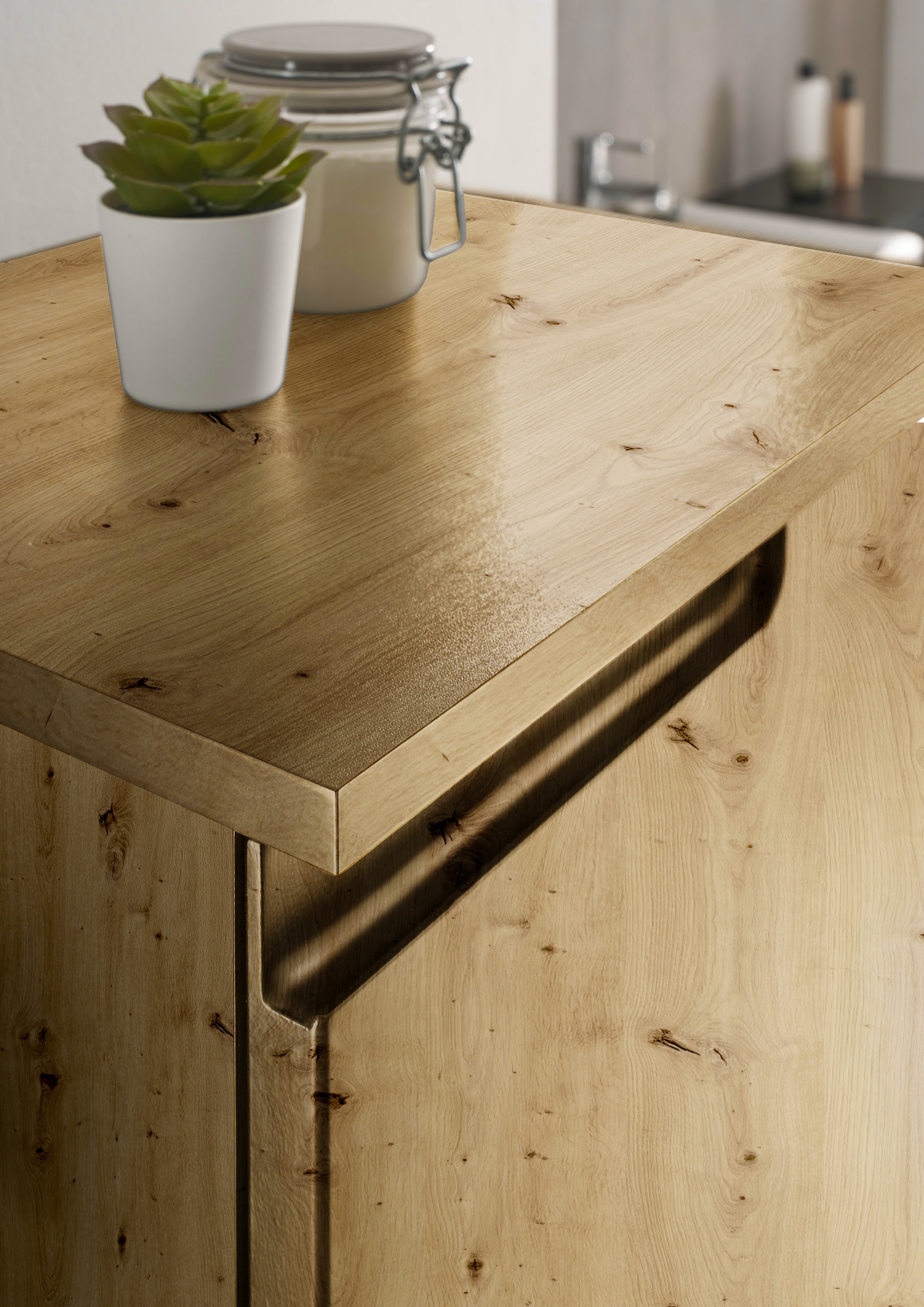 BASIC by Balculina Midischrank »Spice, Badezimmerschrank BxTxH 40x134x32 cm«, (1 St.), Breite 40 cm, Griffmulden