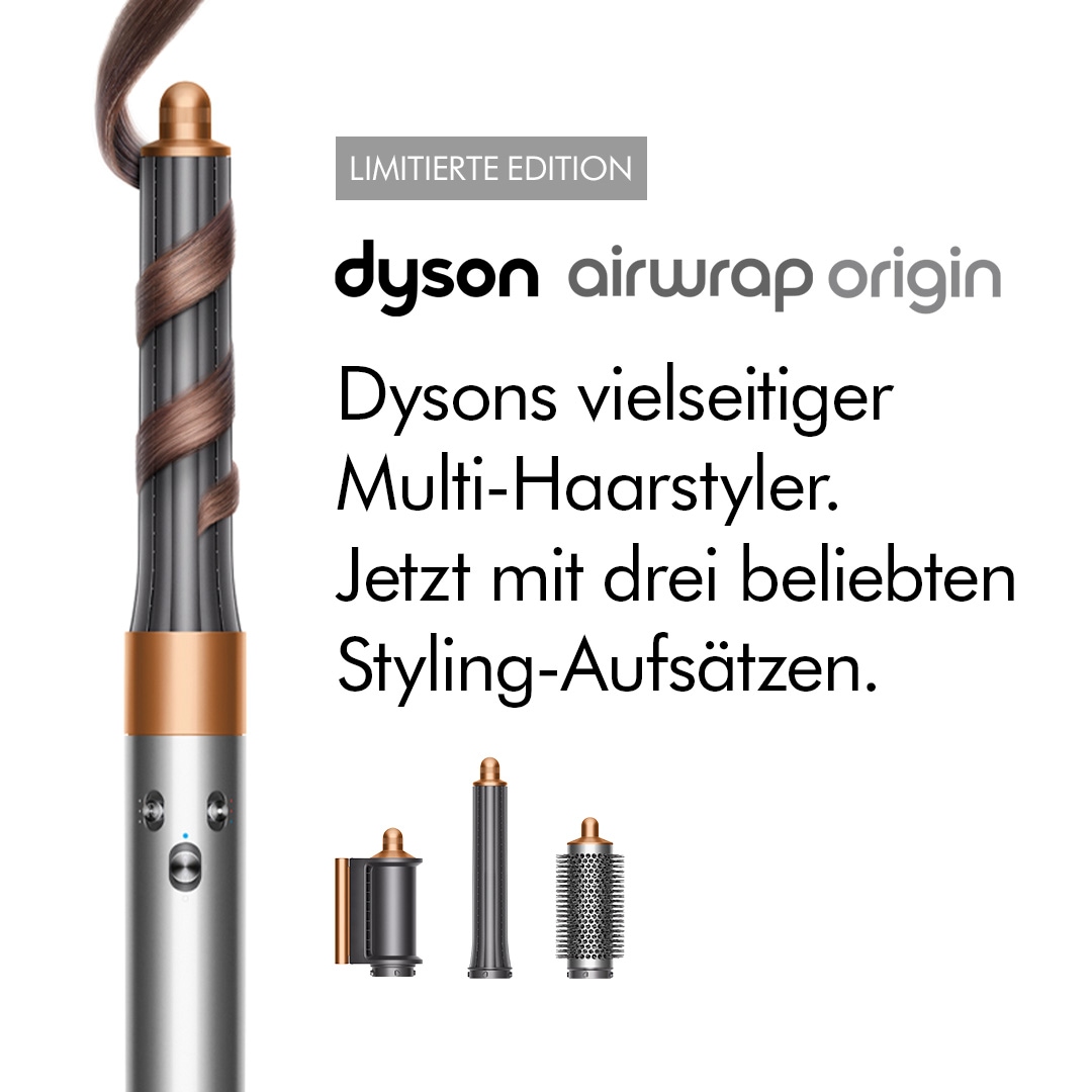 DYSON Multihaarstyler Airwrap™ multi-styler Origin Long (Nickel/Kupfer), 3 Aufsätze